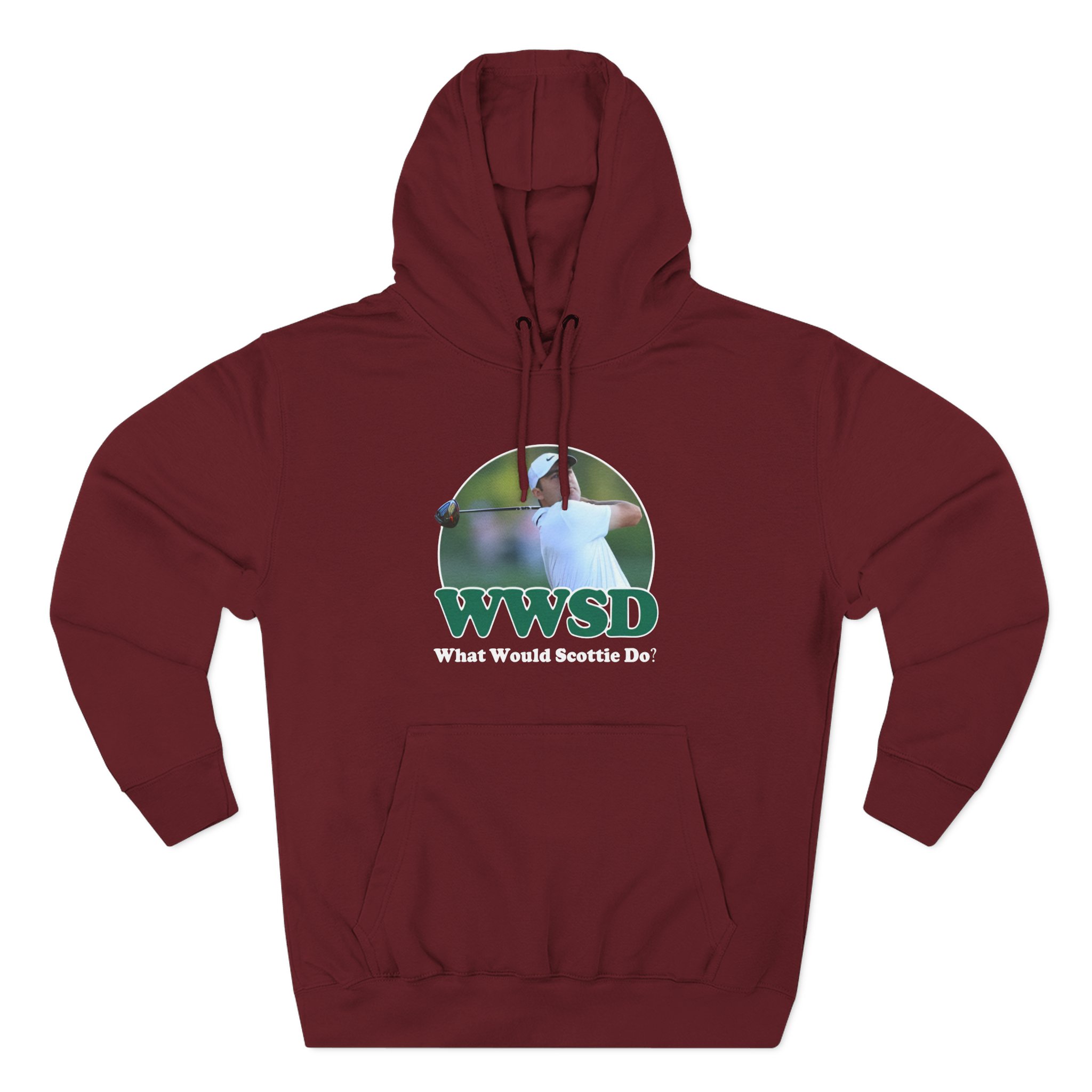 Scottie Scheffler What Would Do Wwsd Three-Panel Fleece Hoodie
