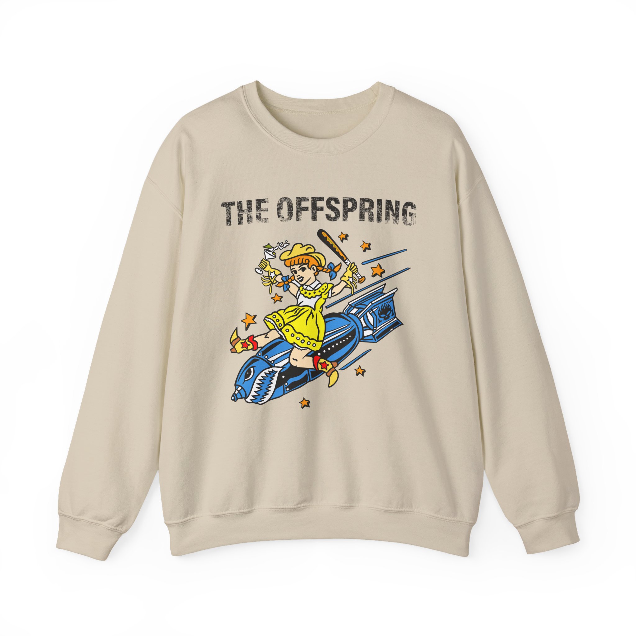 The Offspring Bomb Unisex Heavy Blendâ„¢ Crewneck Sweatshirt