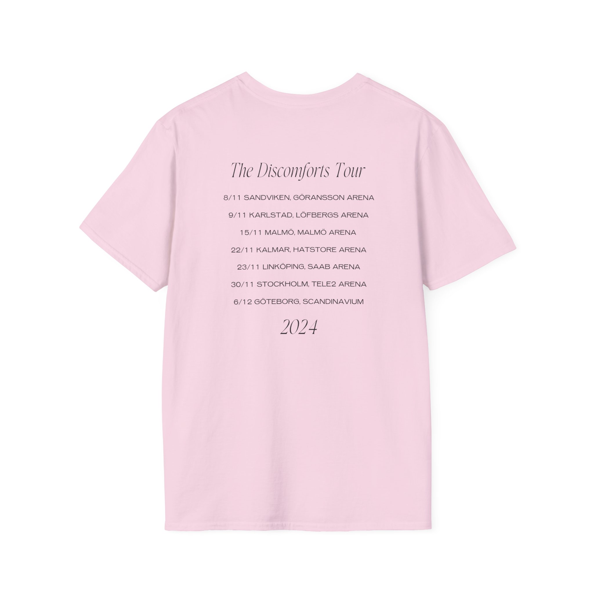 Albin Lee Meldau Discomforts Tour Unisex Softstyle T-Shirt