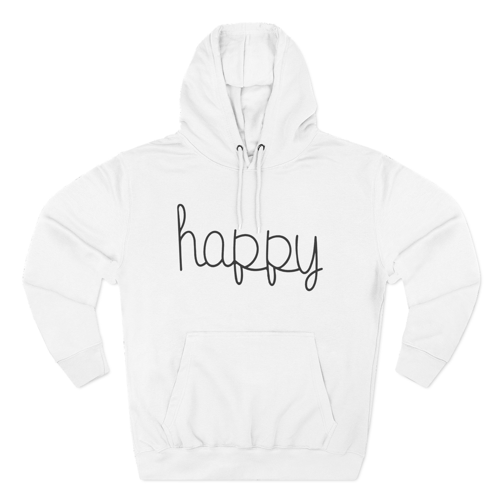 Shubble happy Three-Panel Fleece Hoodie