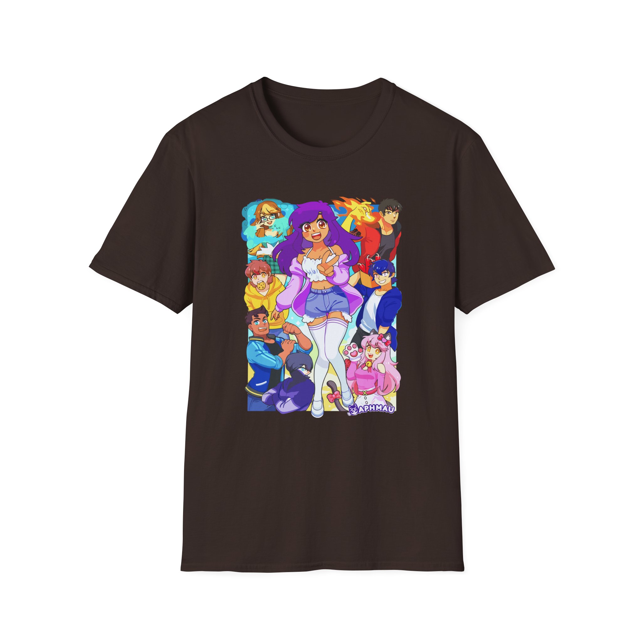 Aphmau & Friends Unisex Softstyle T-Shirt