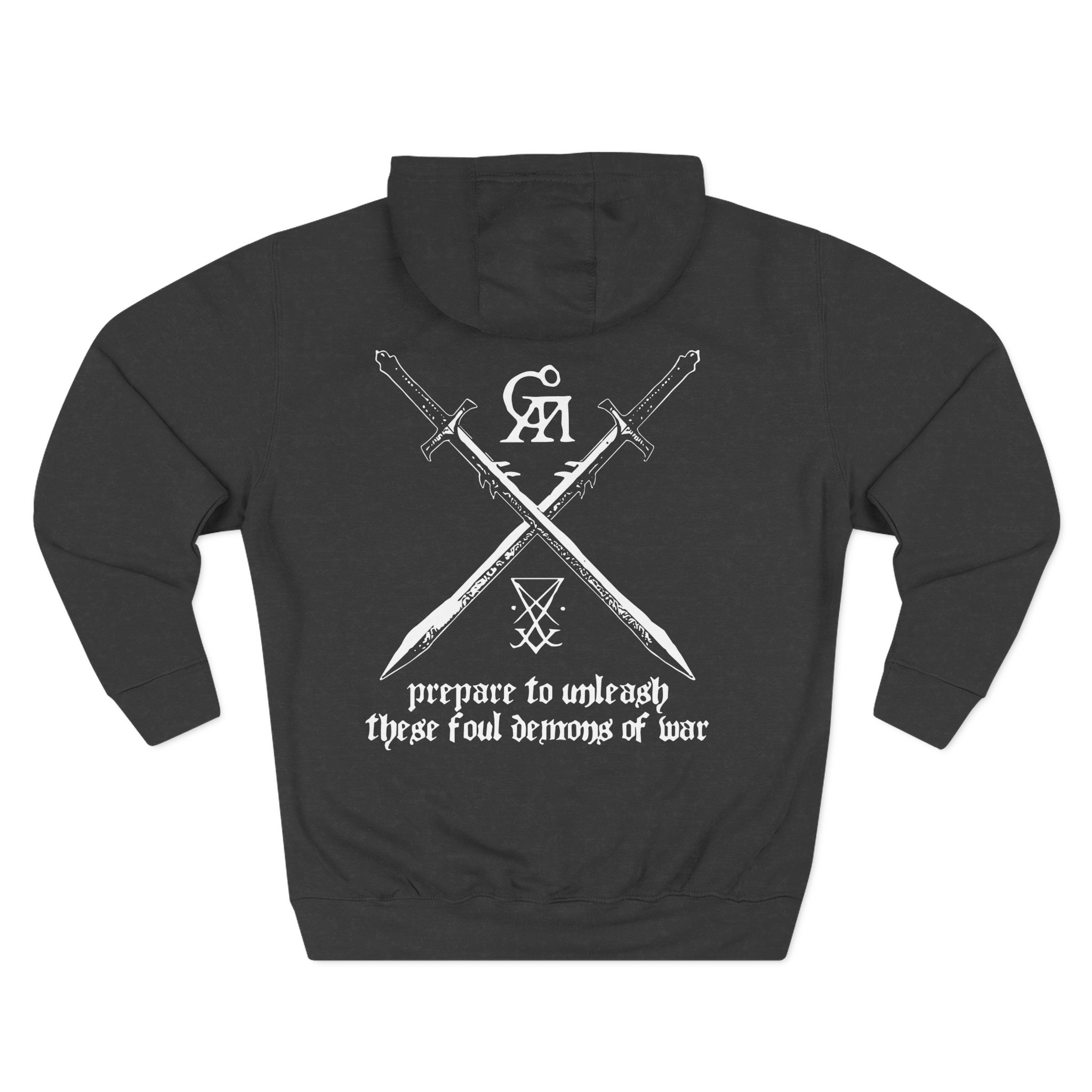 Goatwhore no Mercy Three-Panel Fleece Hoodie