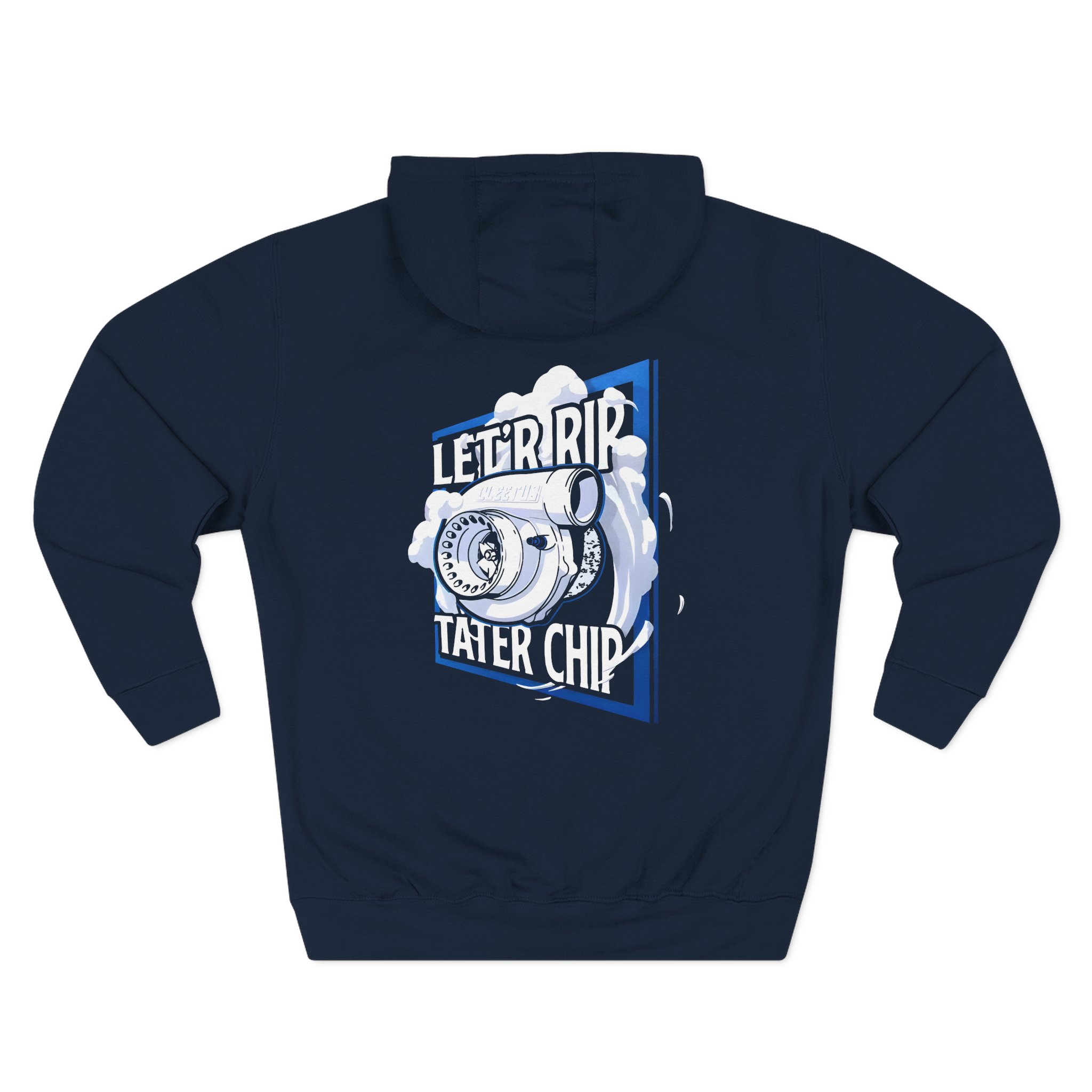 Cleetus Mcfarland Cleetus Let'r Rip Turbo Three-Panel Fleece Hoodie