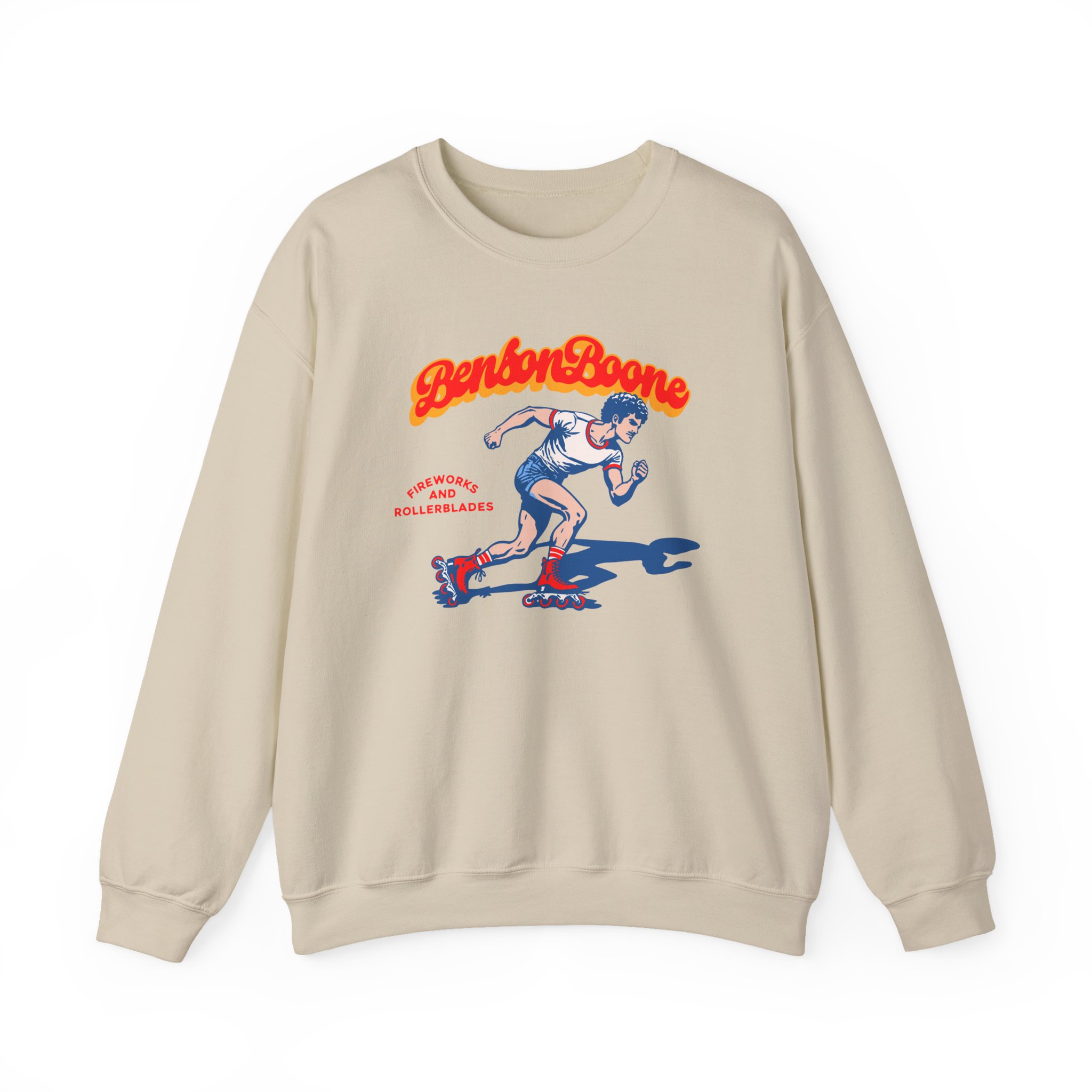Benson Boone Rollerblading Benny Unisex Heavy Blendâ„¢ Crewneck Sweatshirt