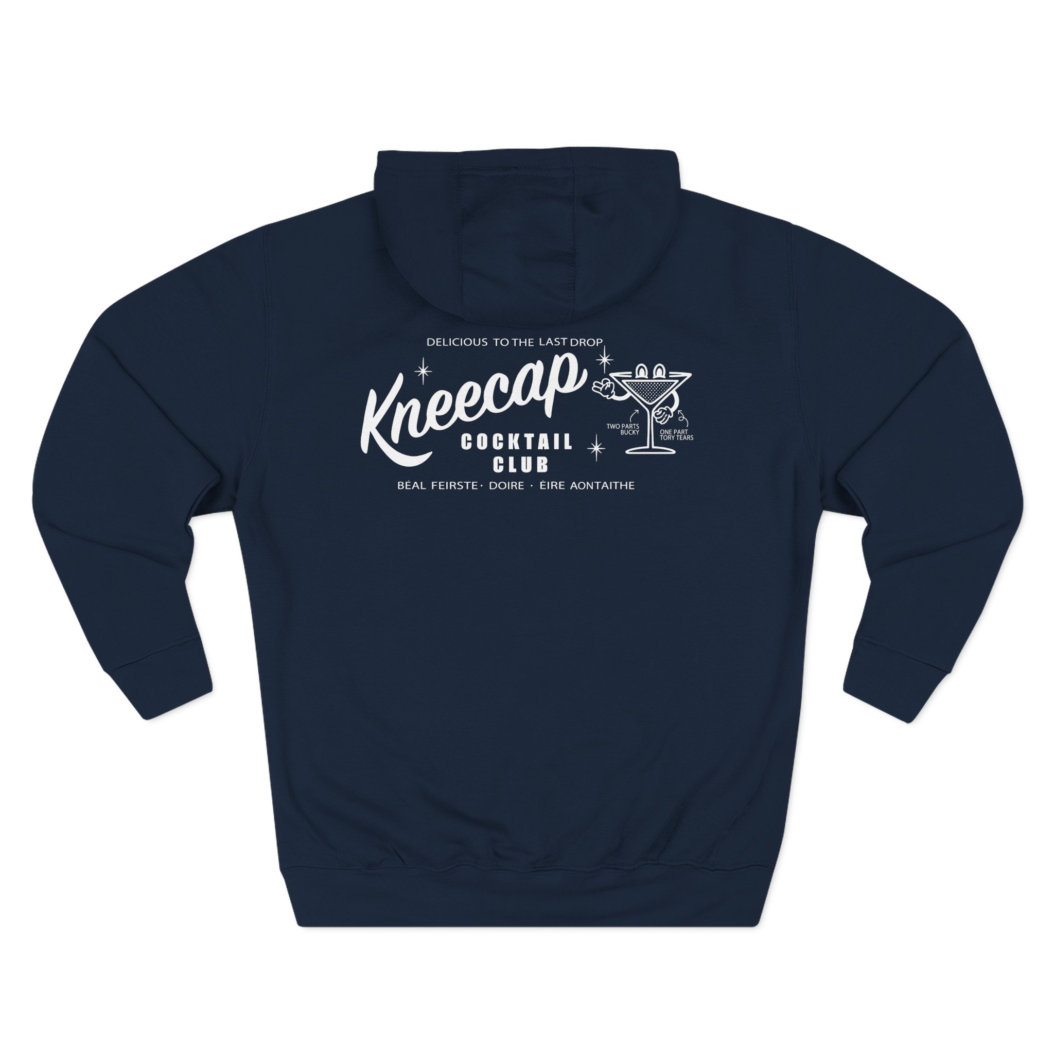Kneecap Cocktail Three-Panel Fleece Hoodie