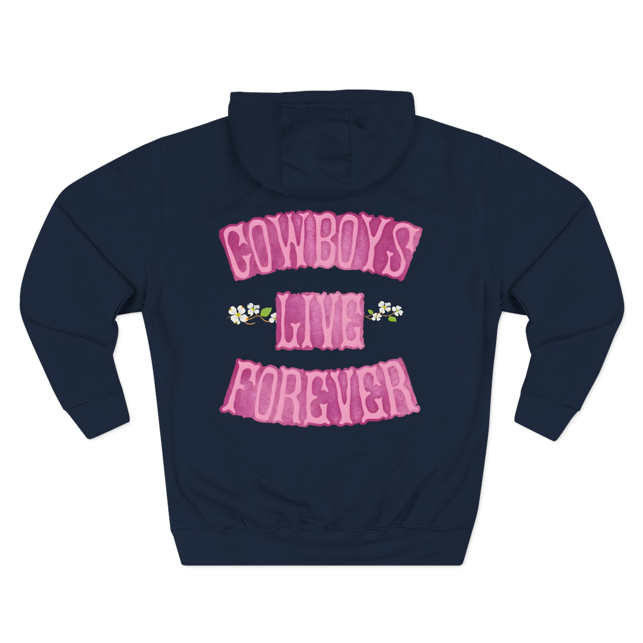 Shaboozey Cowboys Live Forever Three-Panel Fleece Hoodie