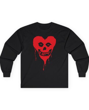 Misfits Fiendish Heart Unisex Ultra Cotton Long Sleeve Tee