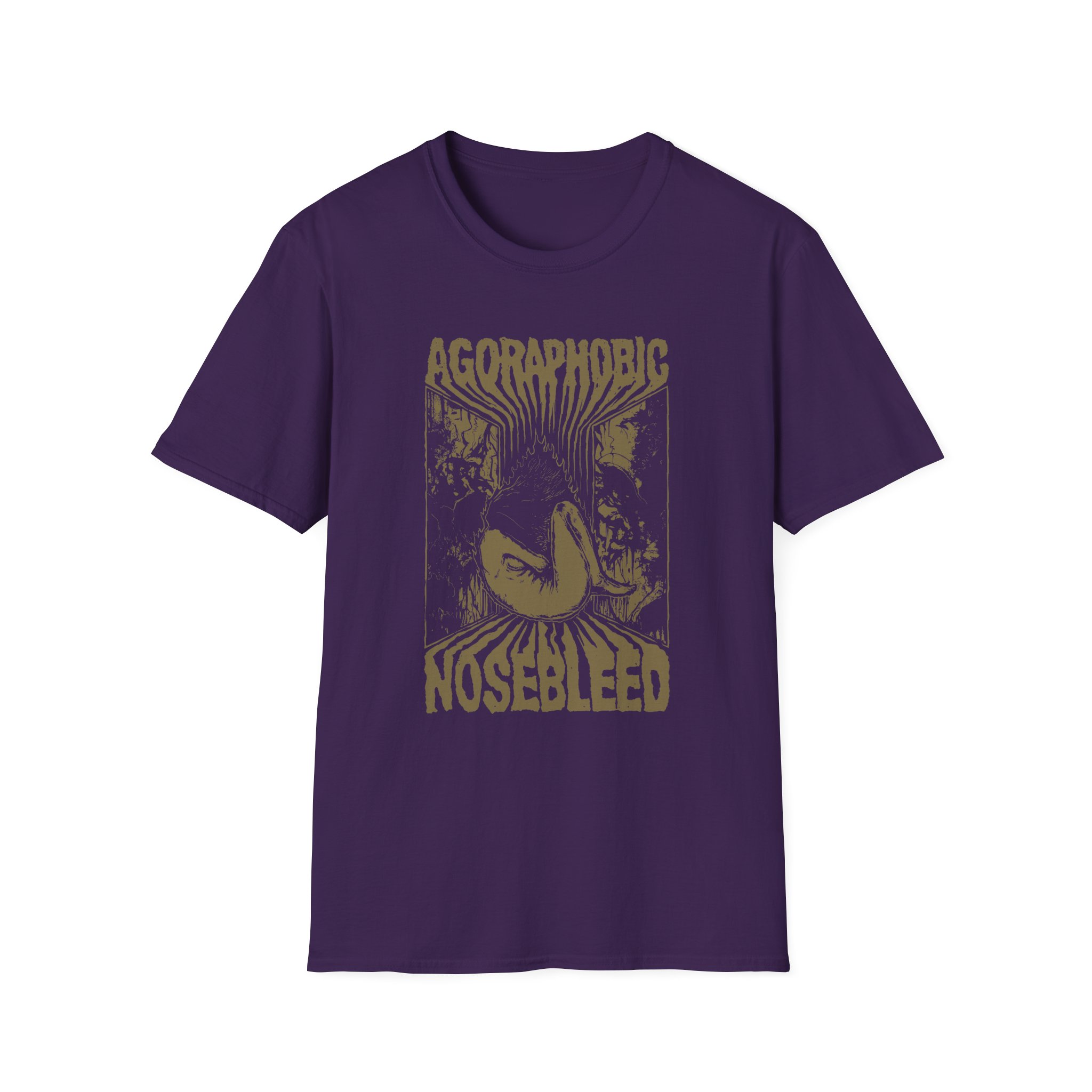 Agoraphobic Nosebleed Gnaw Unisex Softstyle T-Shirt