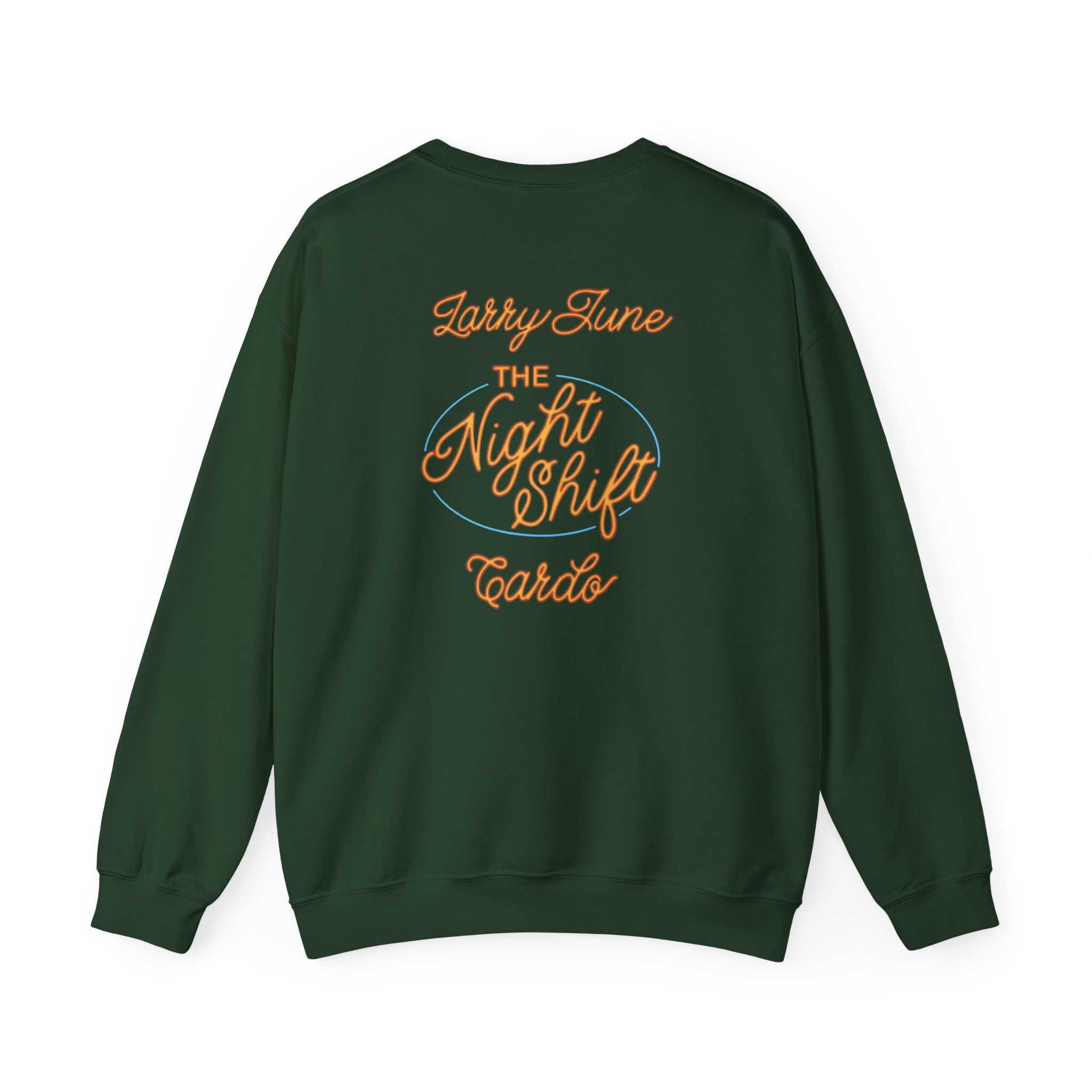 Larry June the Night Shift Neon Unisex Heavy Blendâ„¢ Crewneck Sweatshirt