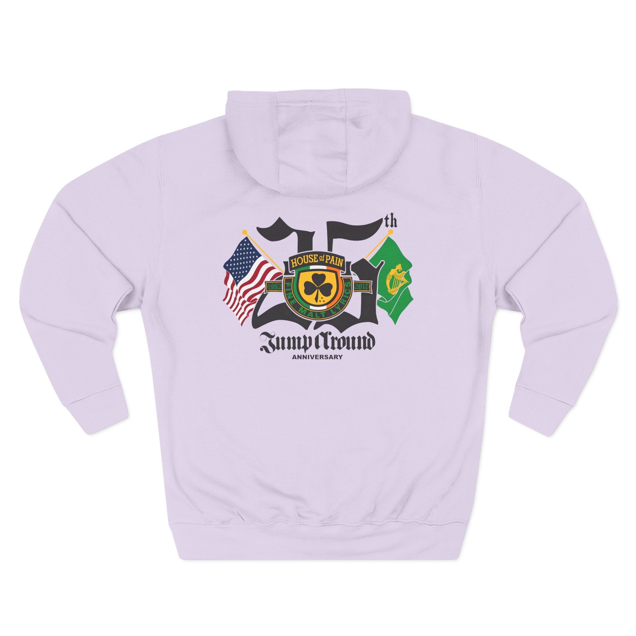 House of Pain Flags Three-Panel Fleece Hoodie