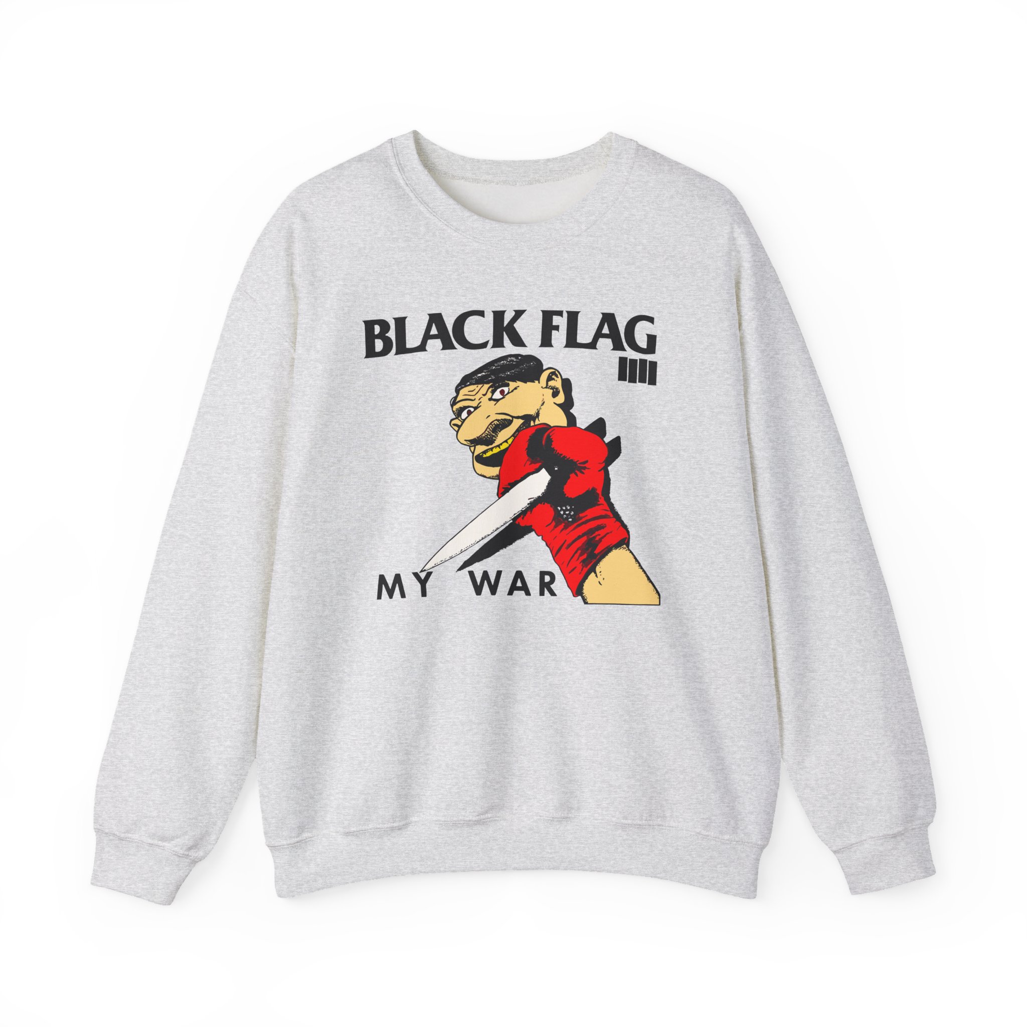 Black Flag My War Unisex Heavy Blendâ„¢ Crewneck Sweatshirt
