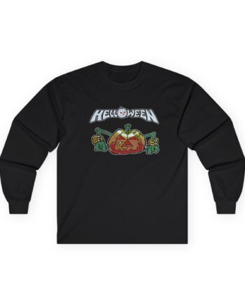 Helloween Rings Pumpkin Unisex Ultra Cotton Long Sleeve Tee