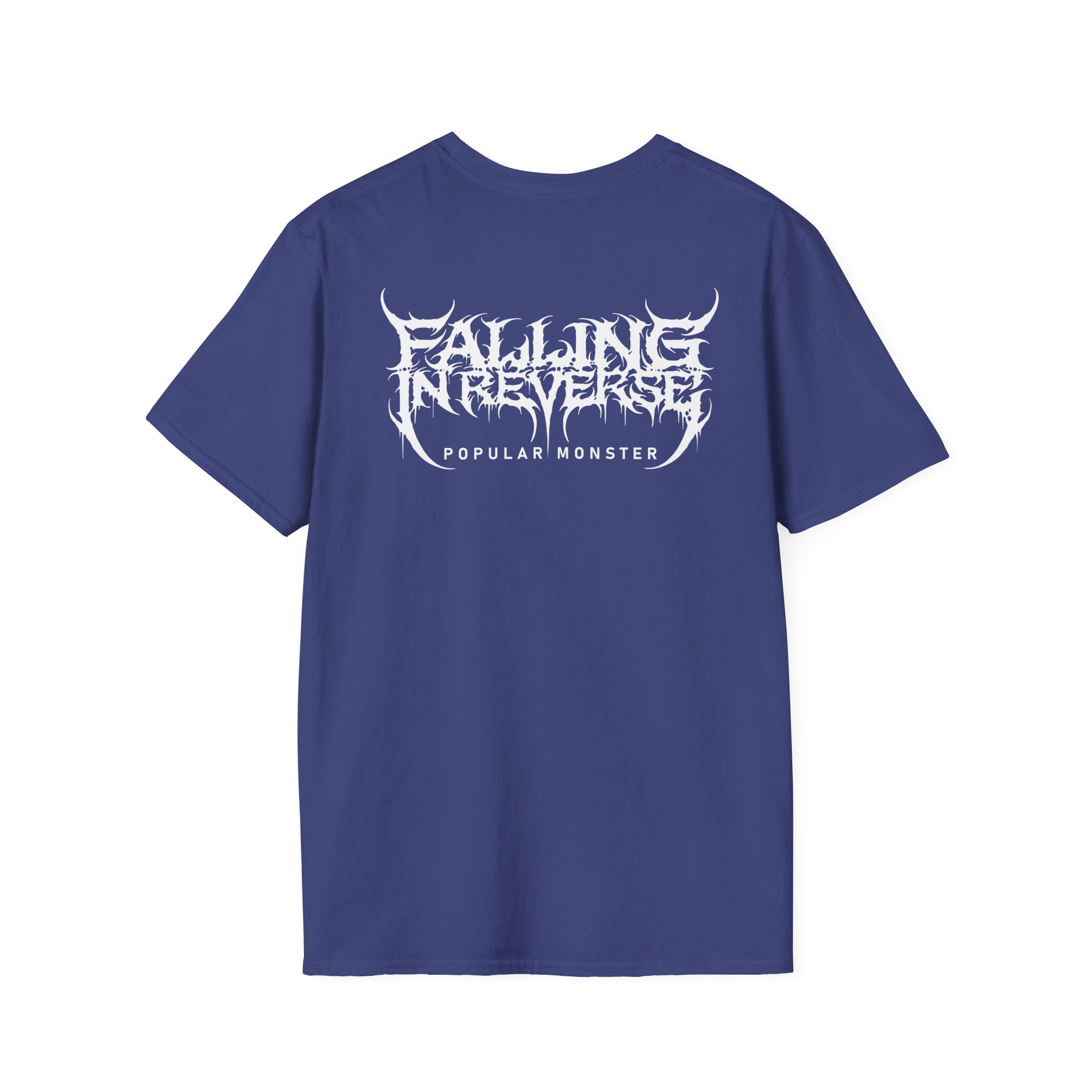 Falling in Reverse Popular Monster Cover and Back Logo Unisex Softstyle T-Shirt