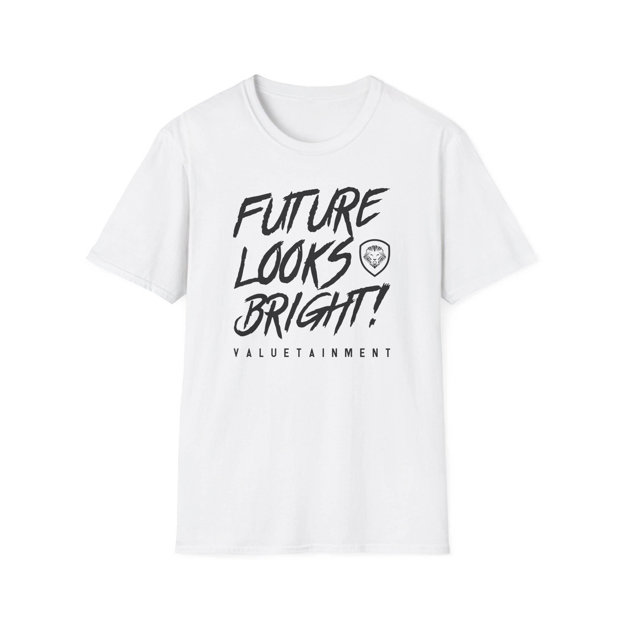 Valuetainment Future Looks Bright Unisex Softstyle T-Shirt
