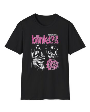 Blink 182 One More Time Photo Unisex Softstyle T-Shirt