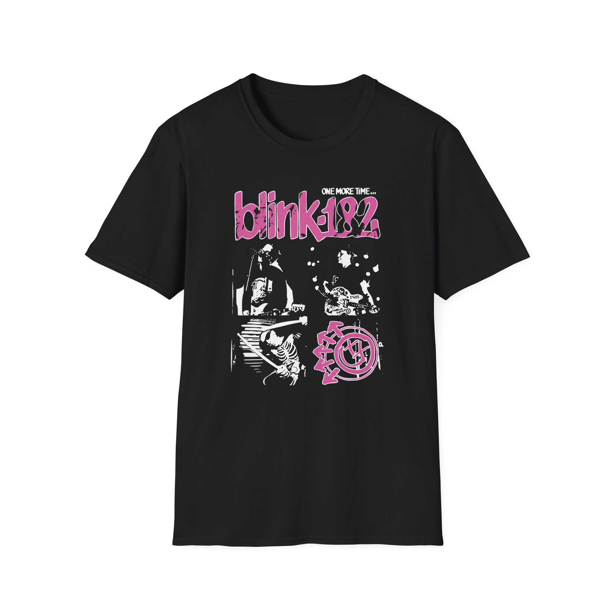 Blink 182 One More Time Photo Unisex Softstyle T-Shirt