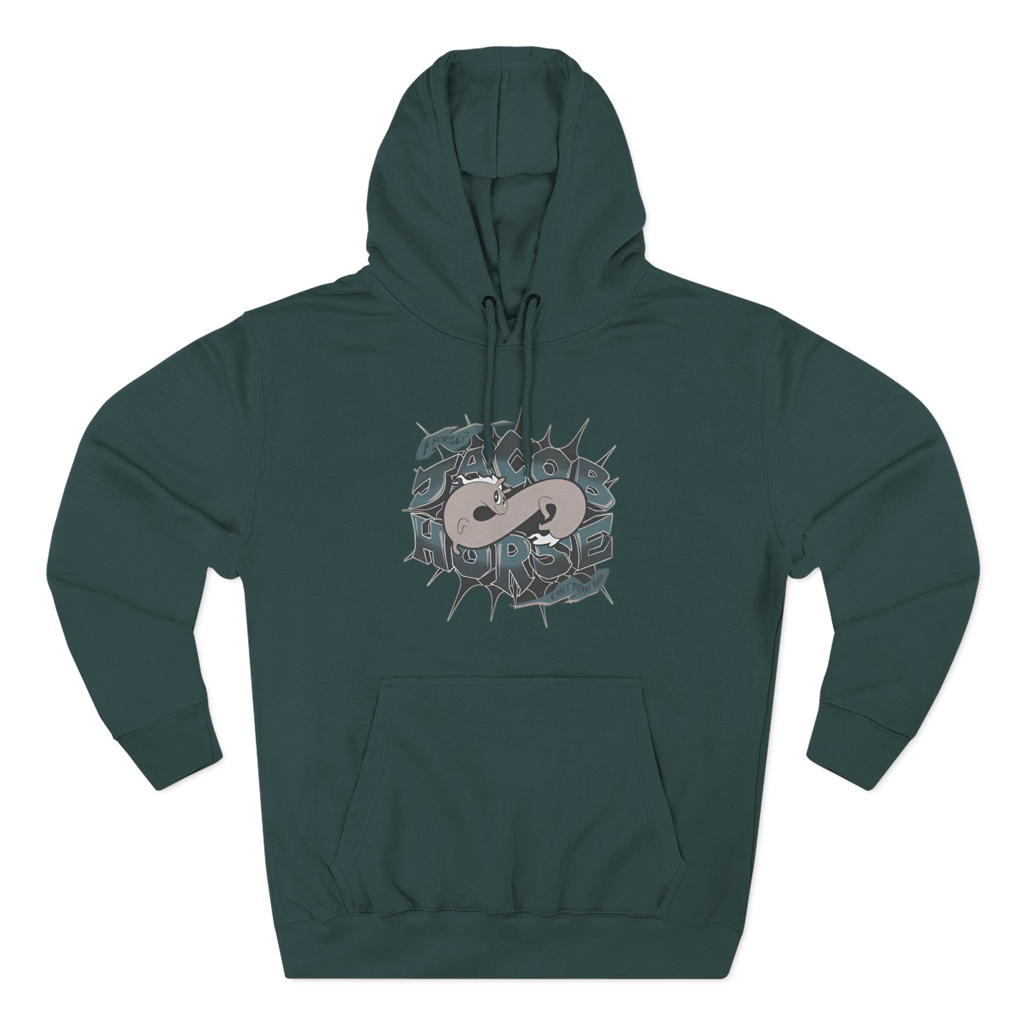 Drawfee Jacob Horse Three-Panel Fleece Hoodie