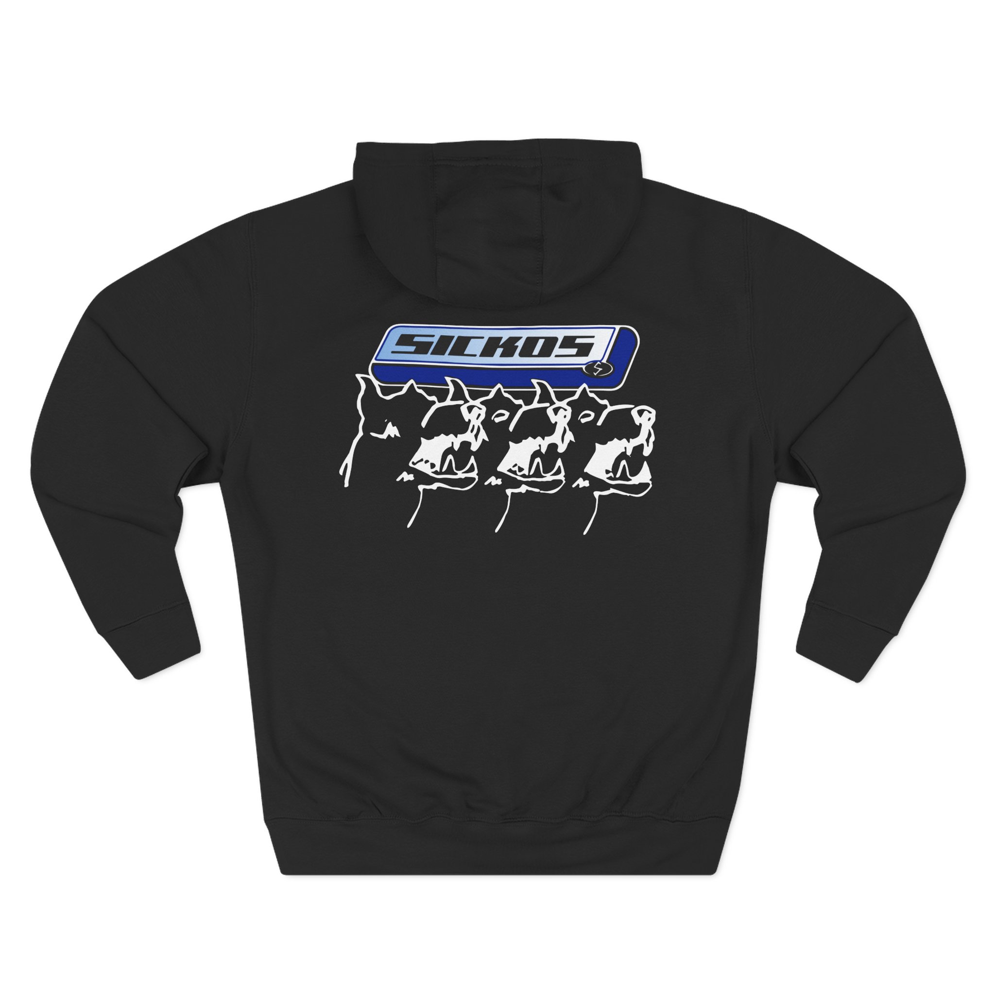 Sickos Three-Panel Fleece Hoodie
