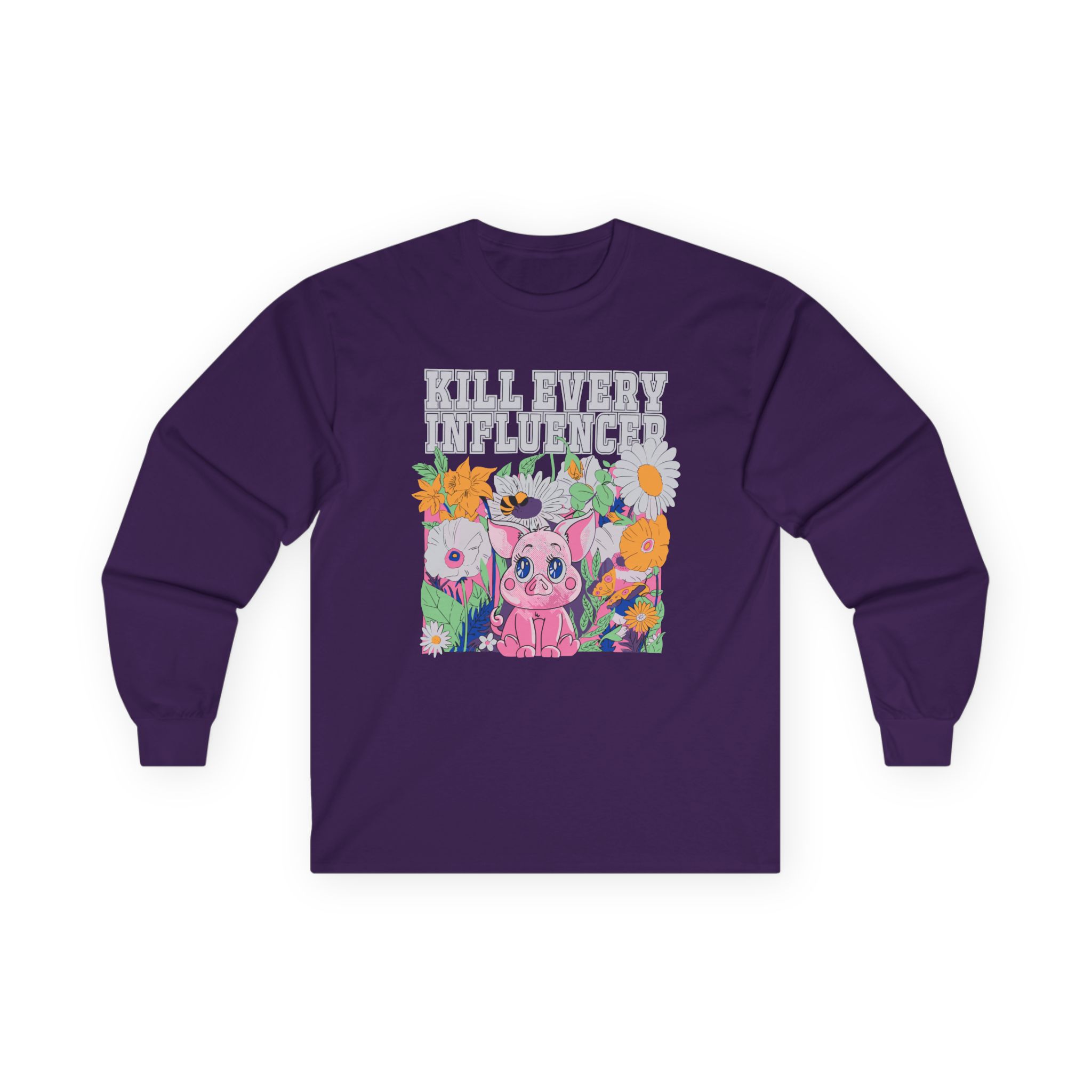 Meatcanyon Kill Every Iuencers Unisex Ultra Cotton Long Sleeve Tee