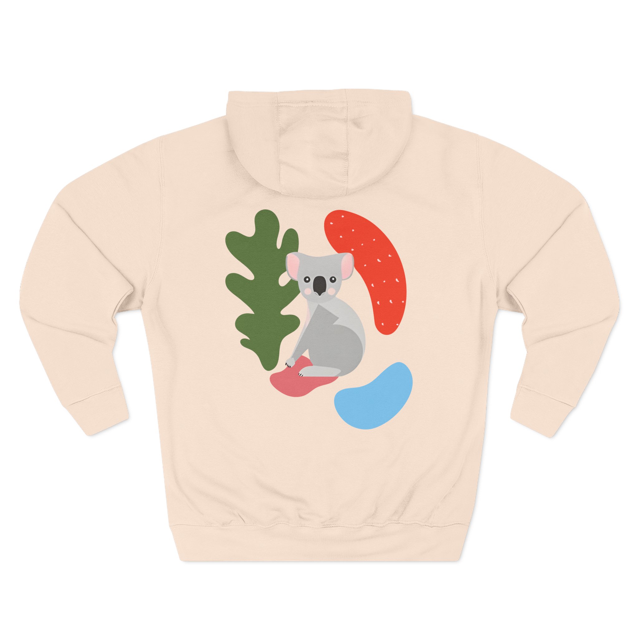 chon australian wildlife Three-Panel Fleece Hoodie