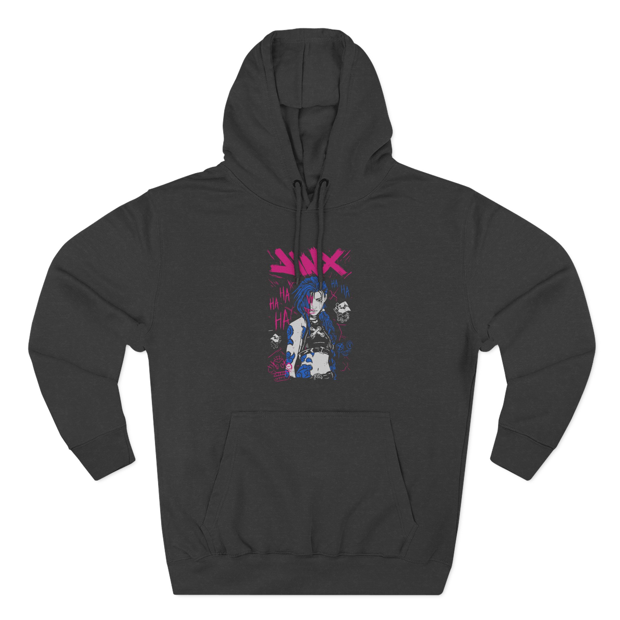 Jinx Arcane Art Three-Panel Fleece Hoodie