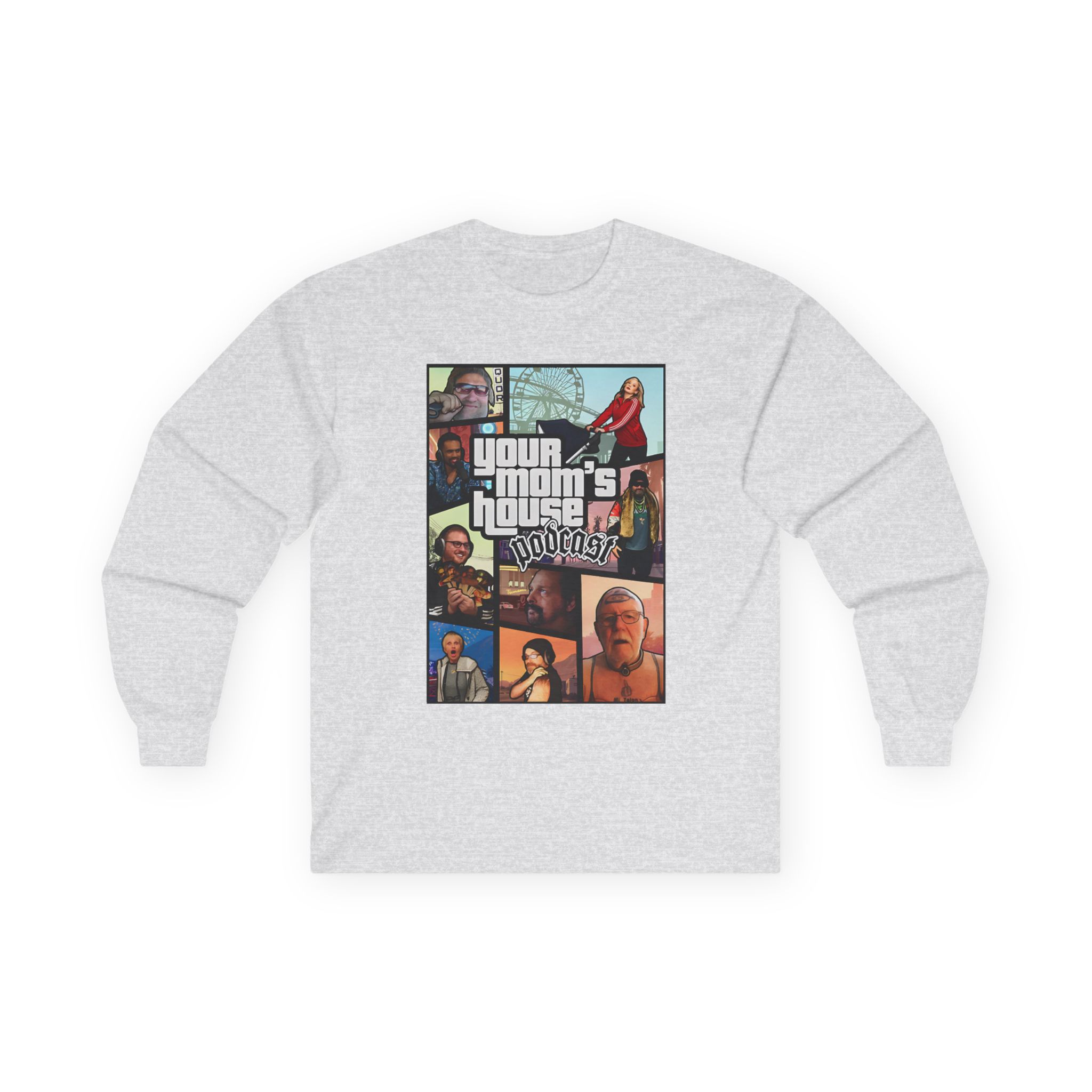 Ymh GTA Unisex Ultra Cotton Long Sleeve Tee