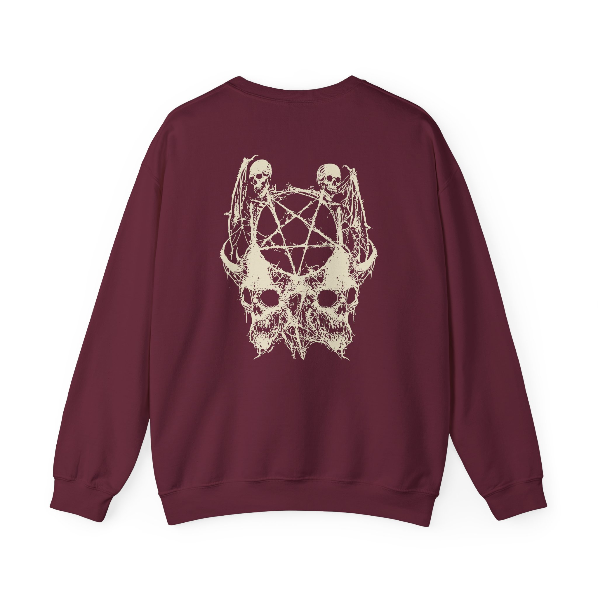 Paleface Skull Unisex Heavy Blendâ„¢ Crewneck Sweatshirt