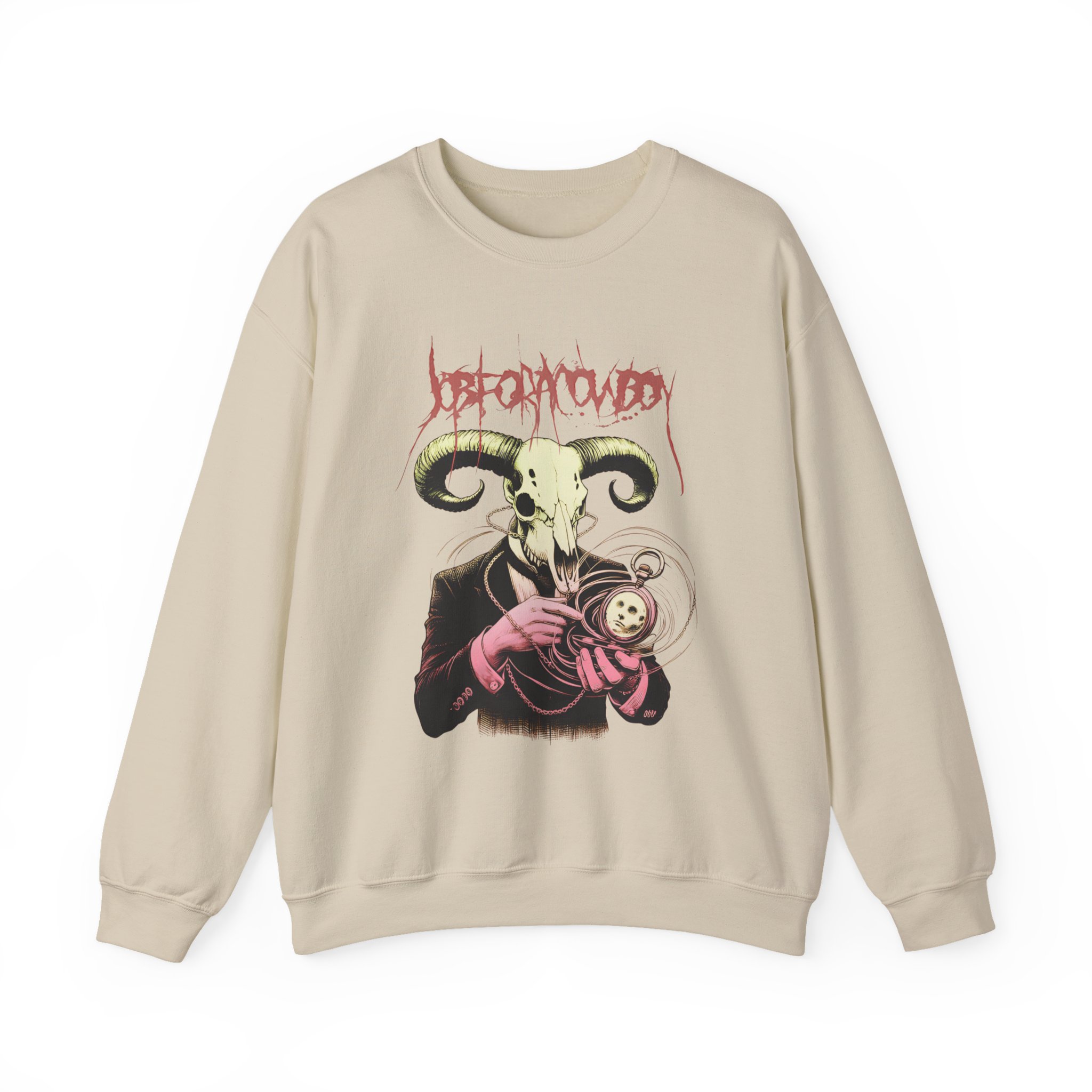 Job for a Cowboy Skull Unisex Heavy Blendâ„¢ Crewneck Sweatshirt