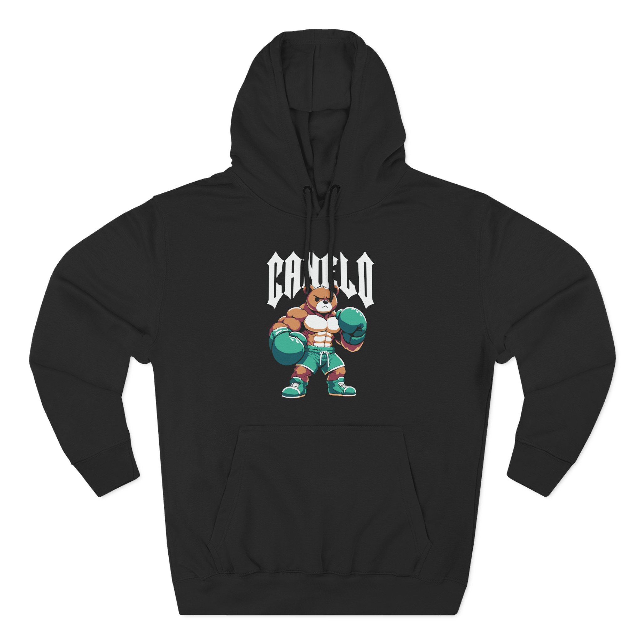 Canelo Teddy Bear Three-Panel Fleece Hoodie