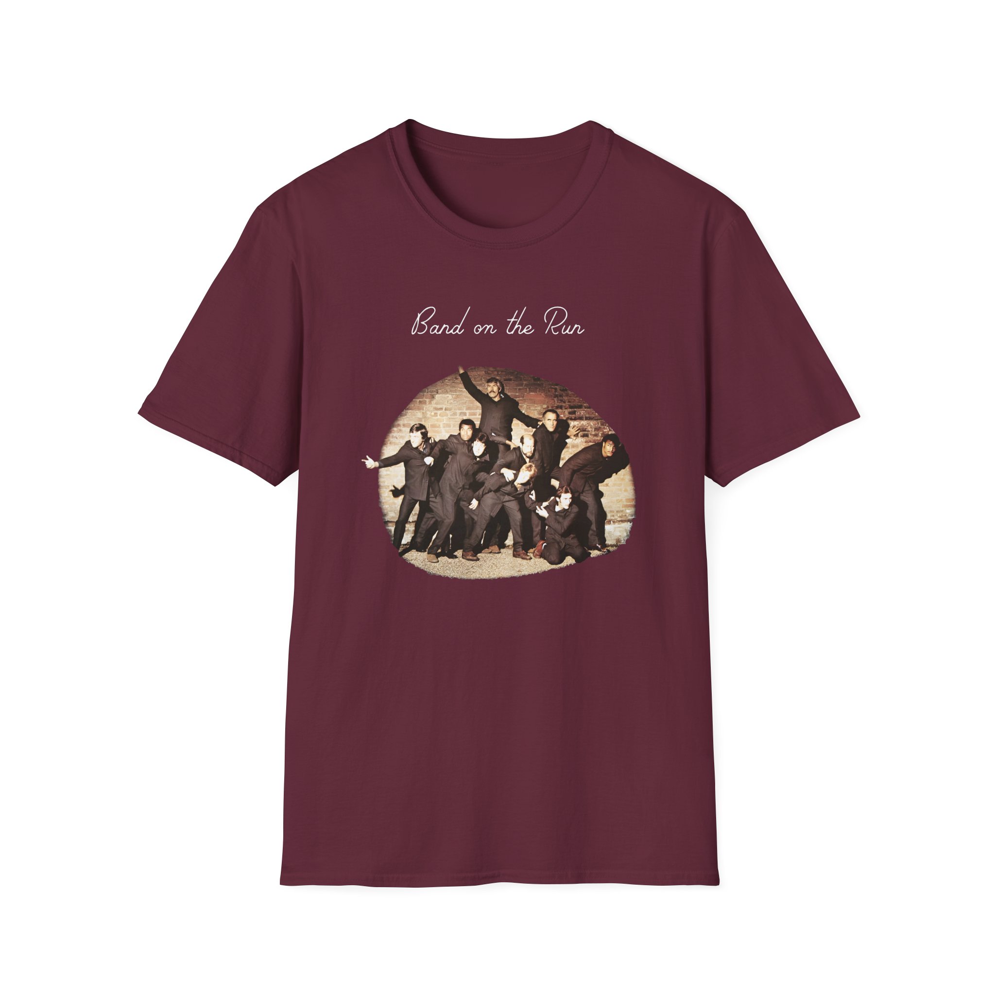 Wings Band On The Run Unisex Softstyle T-Shirt