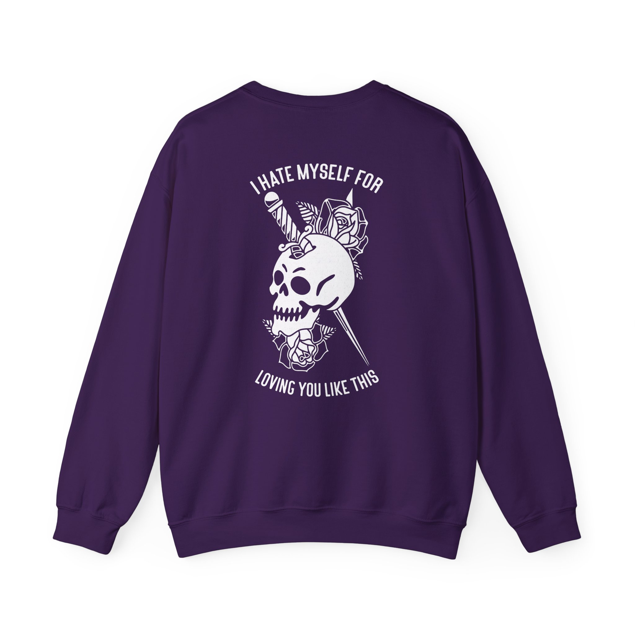 Bayside Dagger Skull Unisex Heavy Blendâ„¢ Crewneck Sweatshirt