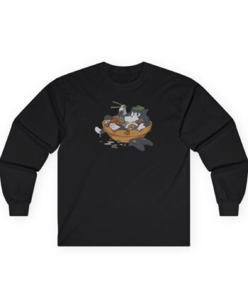 Lirik Ramen Cat Unisex Ultra Cotton Long Sleeve Tee