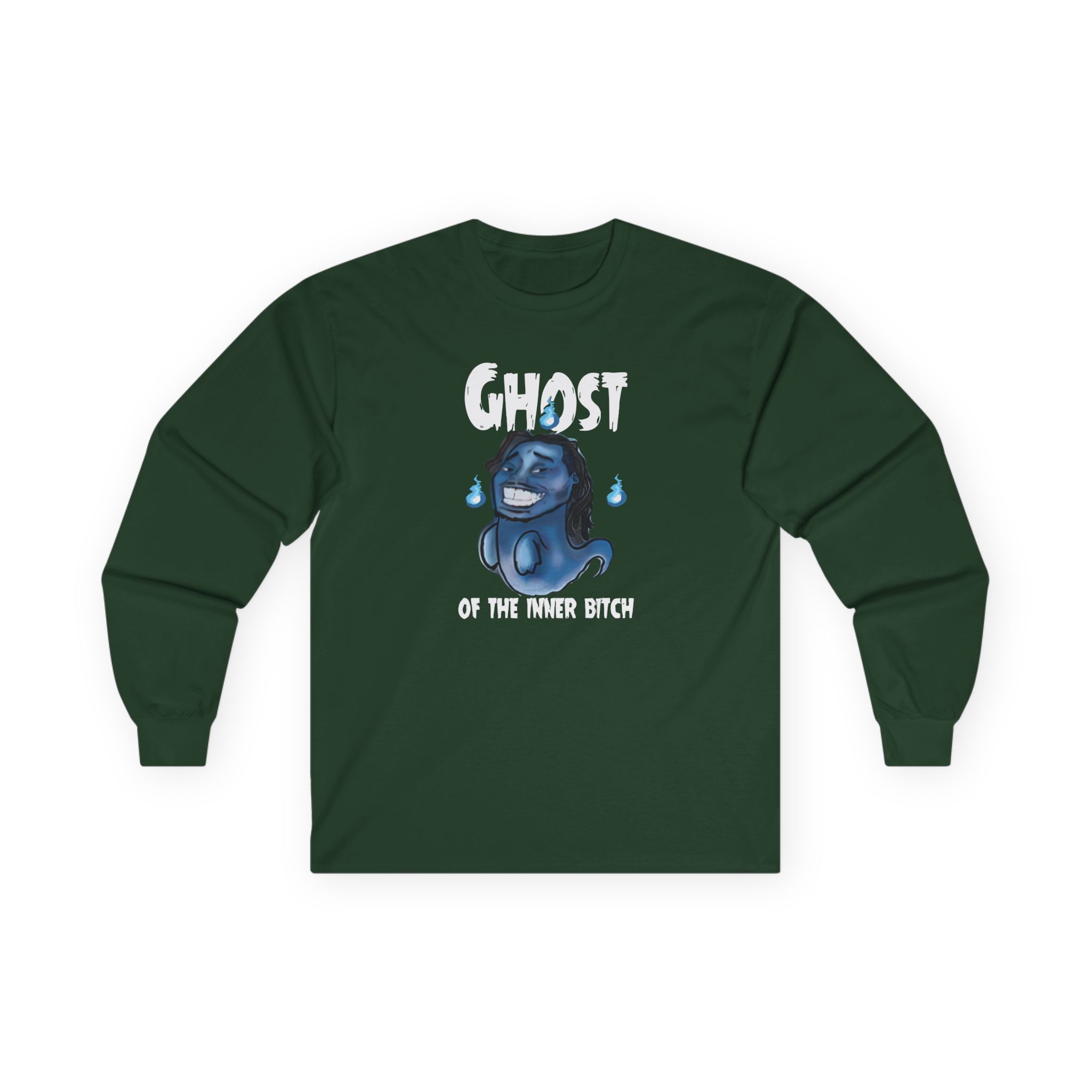 Aba and Preach Ghost of the Inner Bitch Unisex Ultra Cotton Long Sleeve Tee