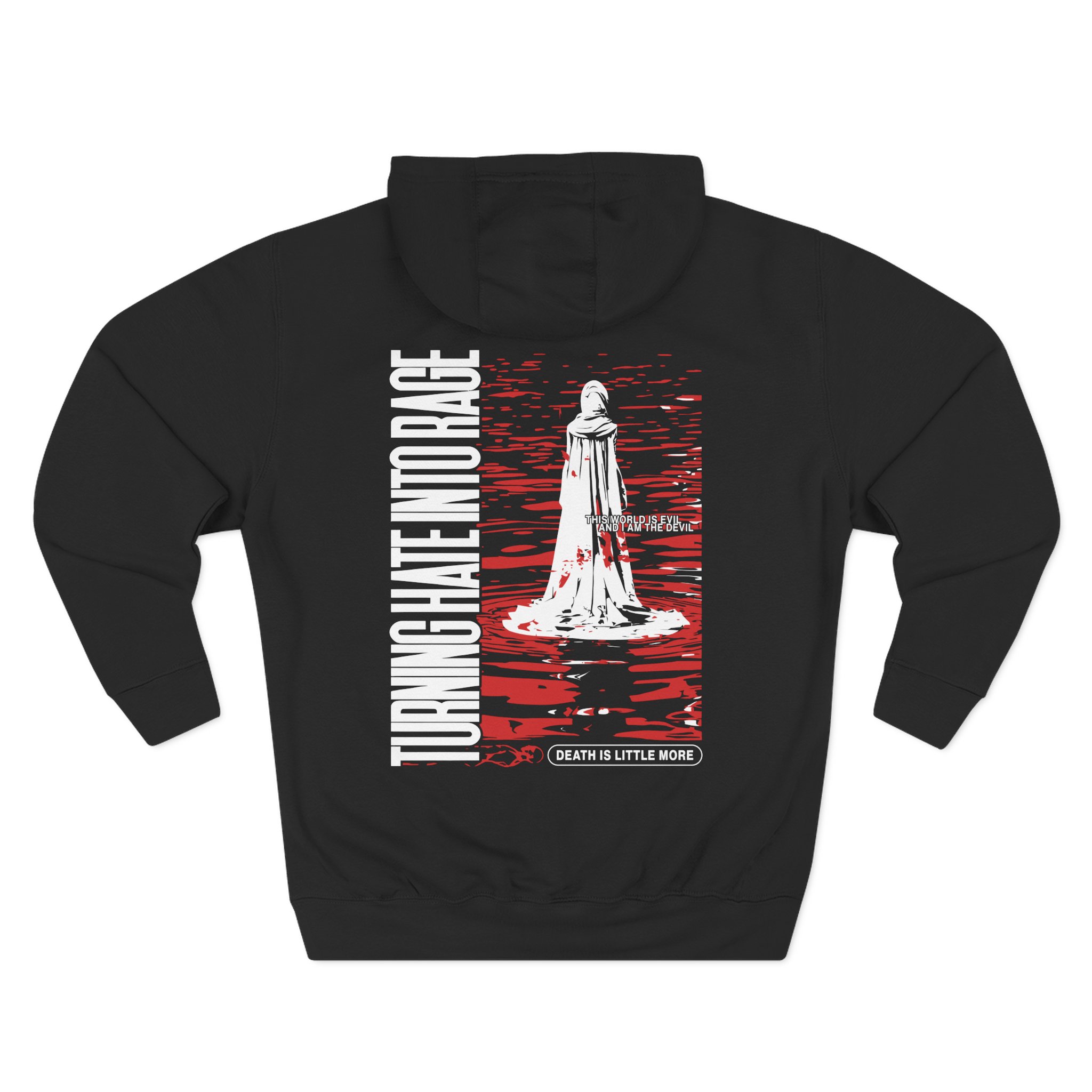 Boundaries Rage Three-Panel Fleece Hoodie