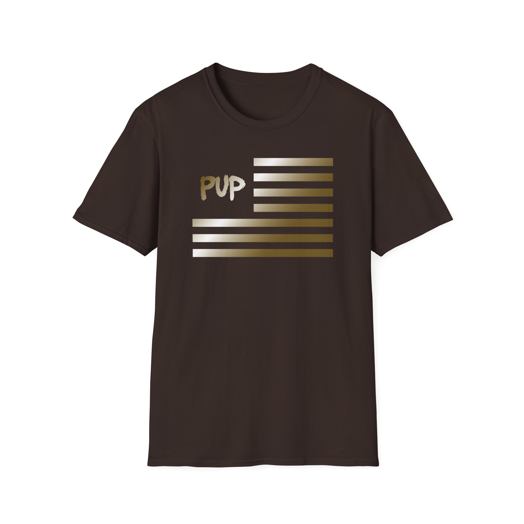 Pup Gold Foil Unisex Softstyle T-Shirt