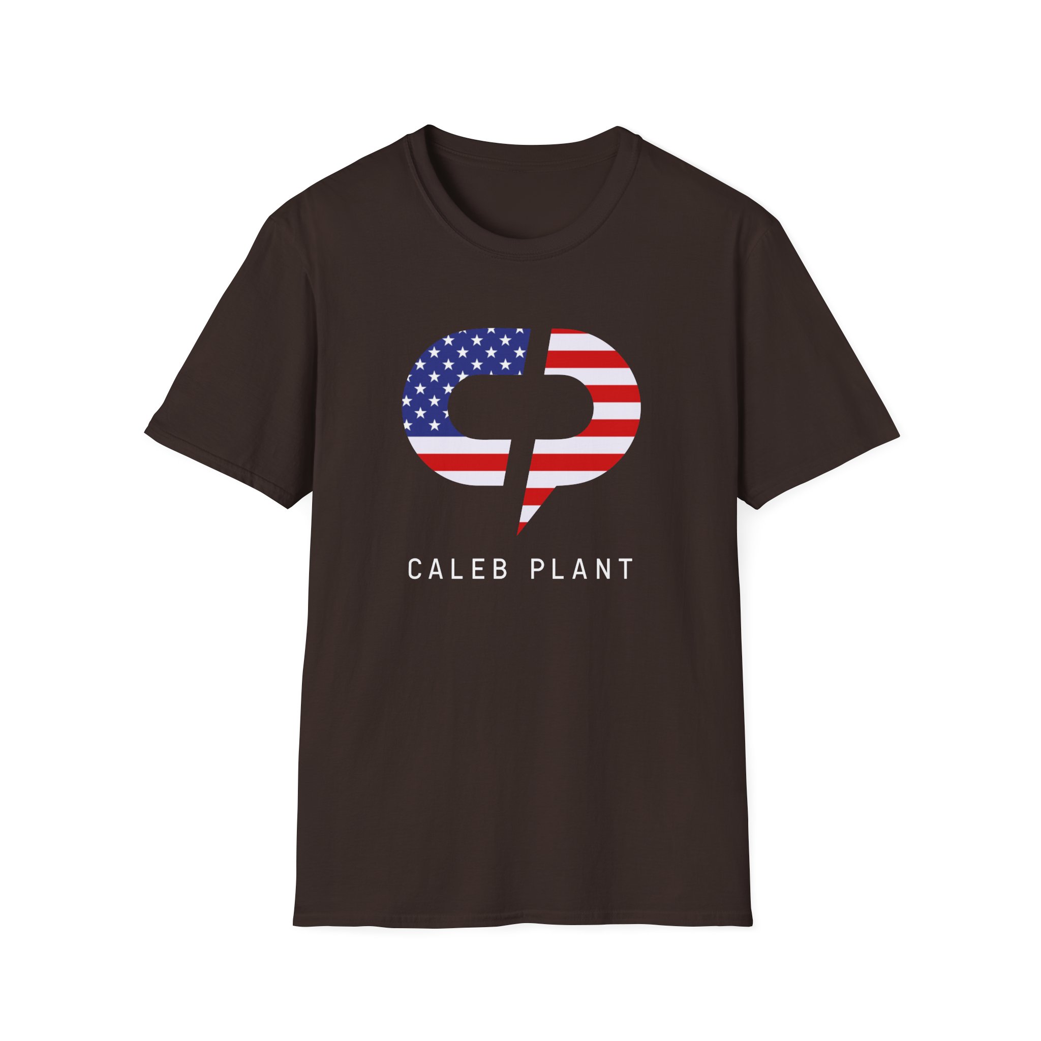 Caleb Plant Red, White and Blue Unisex Softstyle T-Shirt