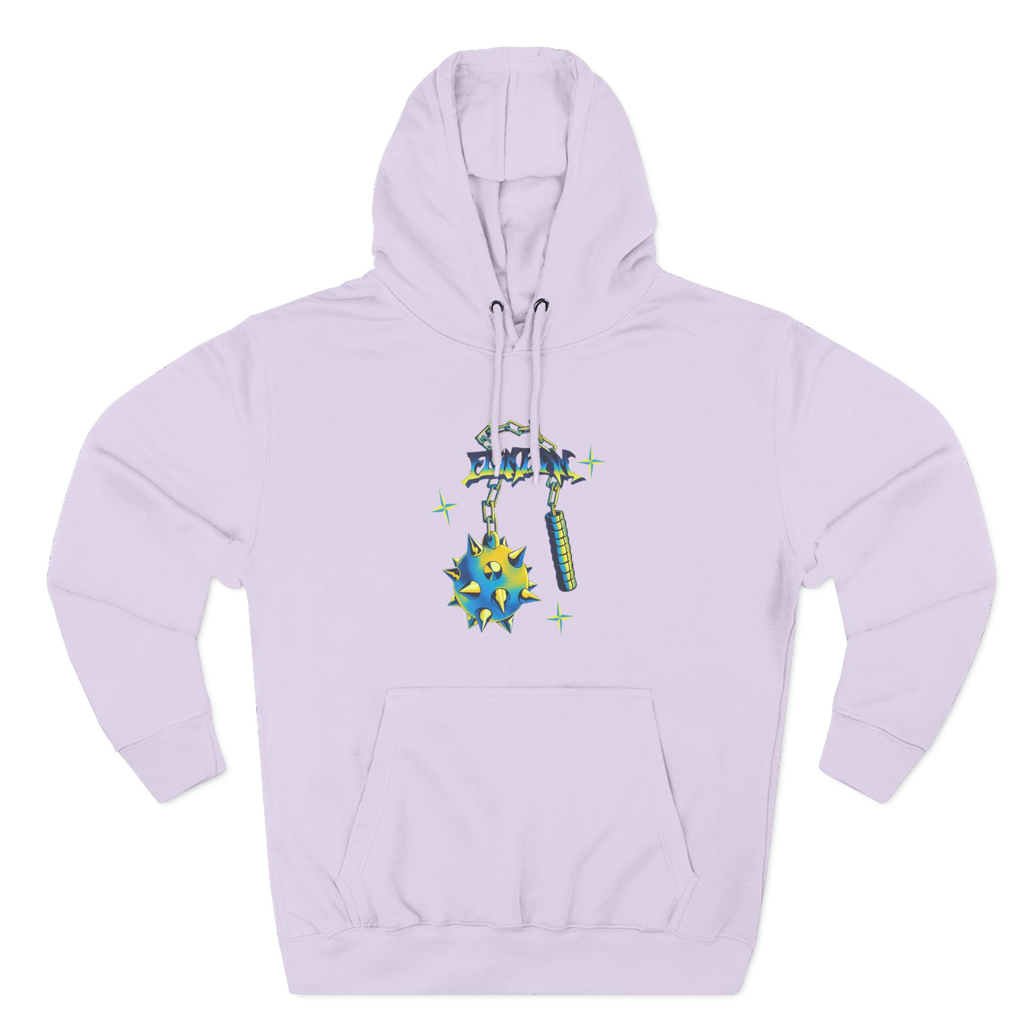 Flamingo Flim Flail Three-Panel Fleece Hoodie