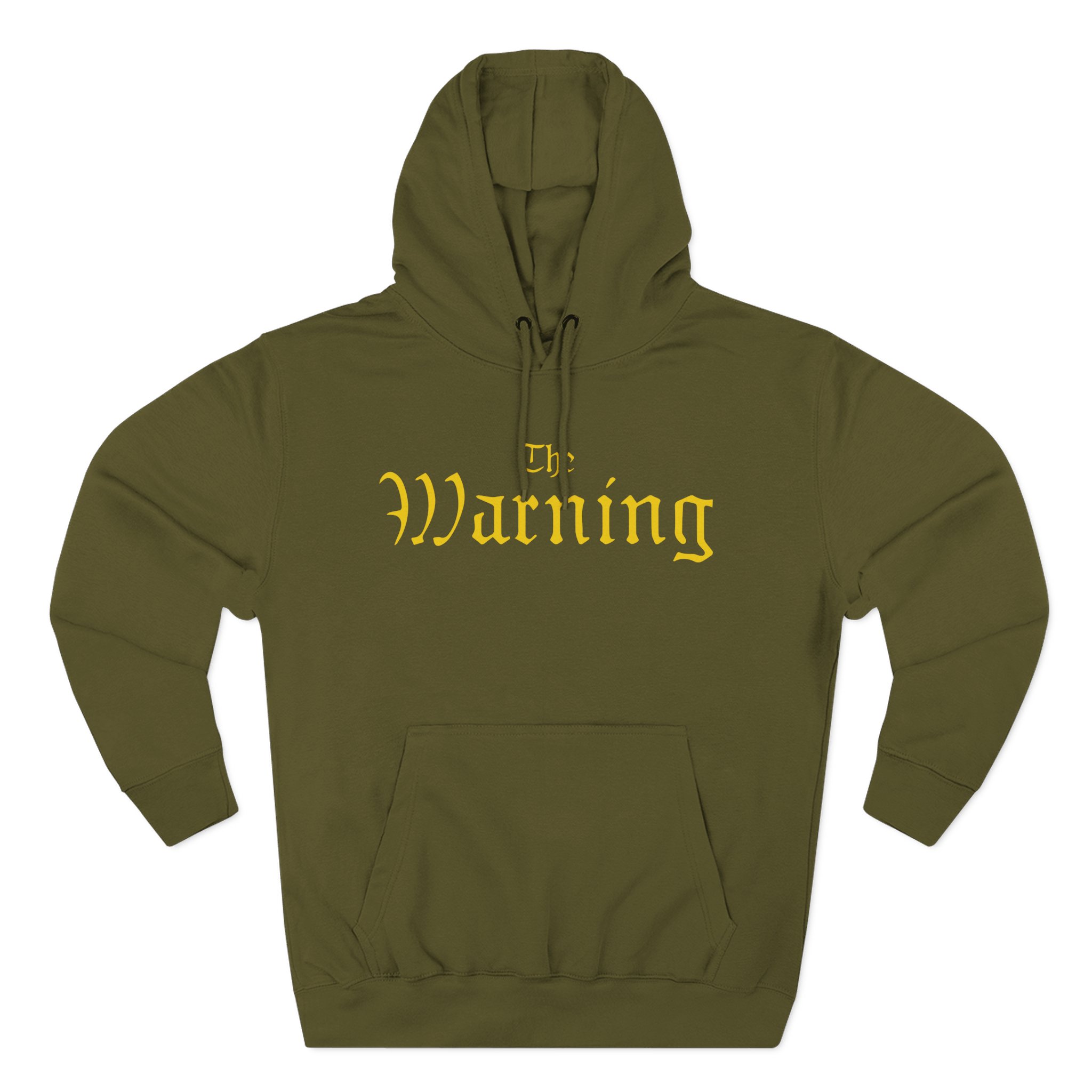 The Warning Gold TW Logo Three-Panel Fleece Hoodie