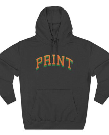 Larry June Print Three-Panel Fleece Hoodie