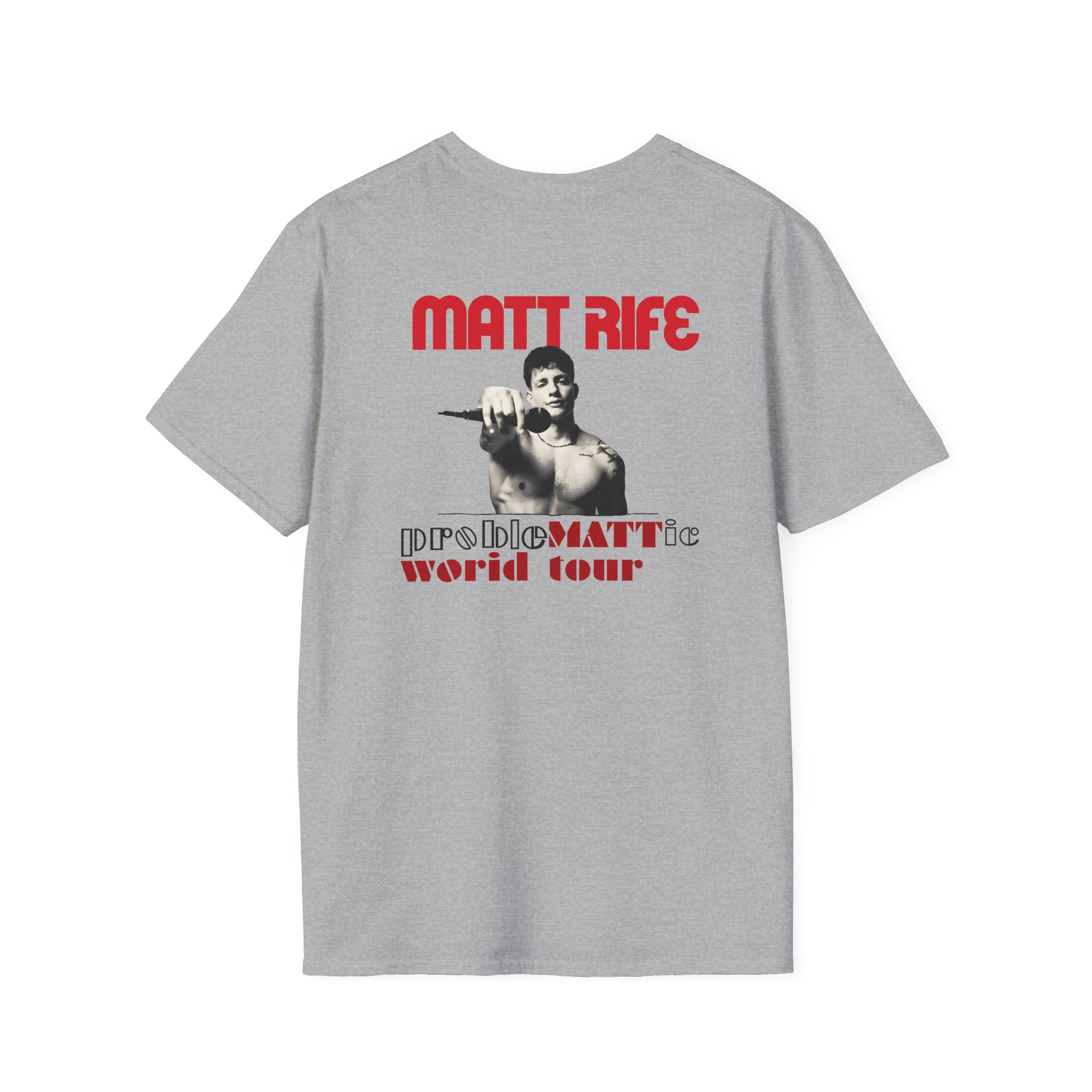 Matt Rife Problemattic Tour Pic Unisex Softstyle T-Shirt