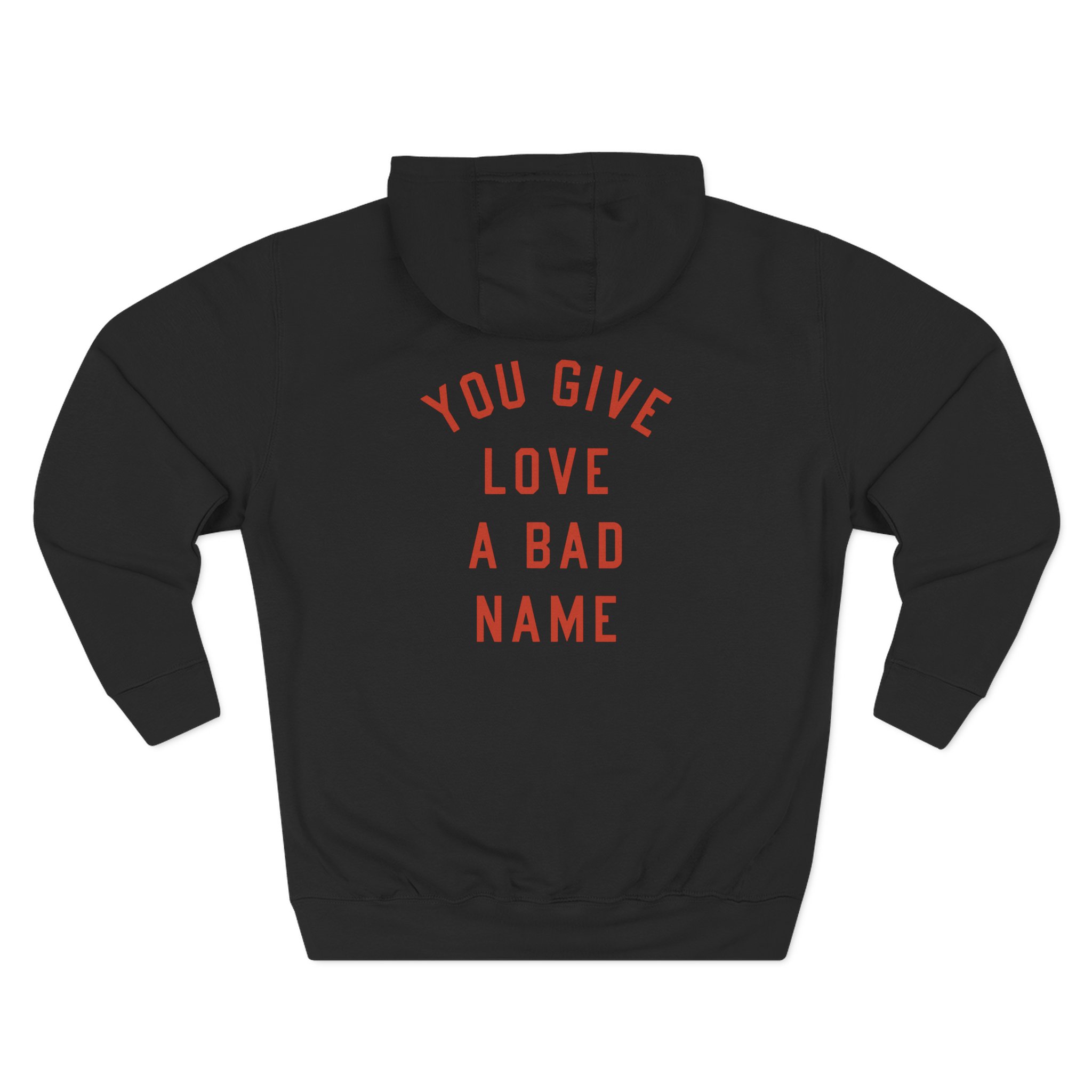 Bon Jovi You Give Love a Bad Name Three-Panel Fleece Hoodie