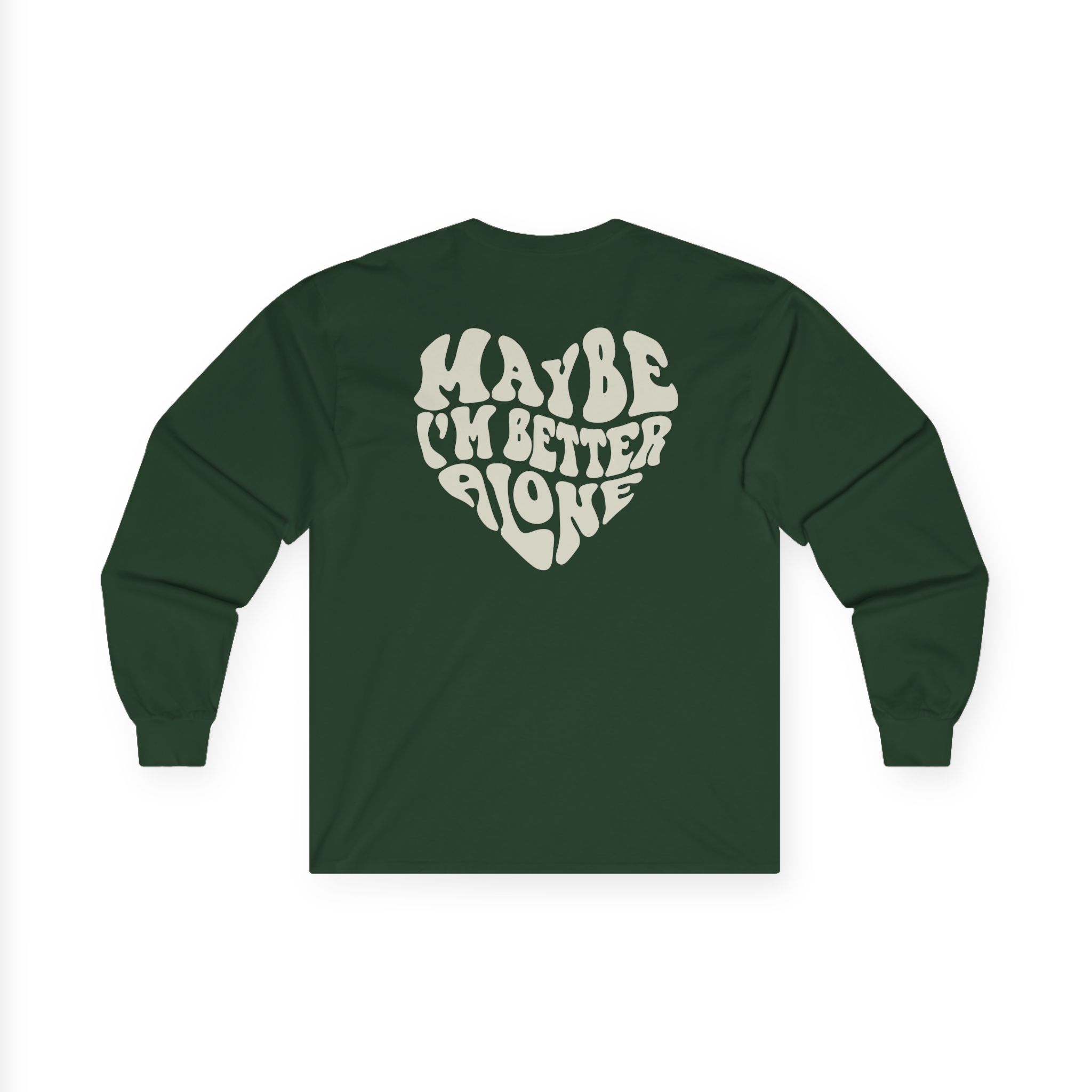 Benson Boone Maybe I Am Better Alone Unisex Ultra Cotton Long Sleeve Tee