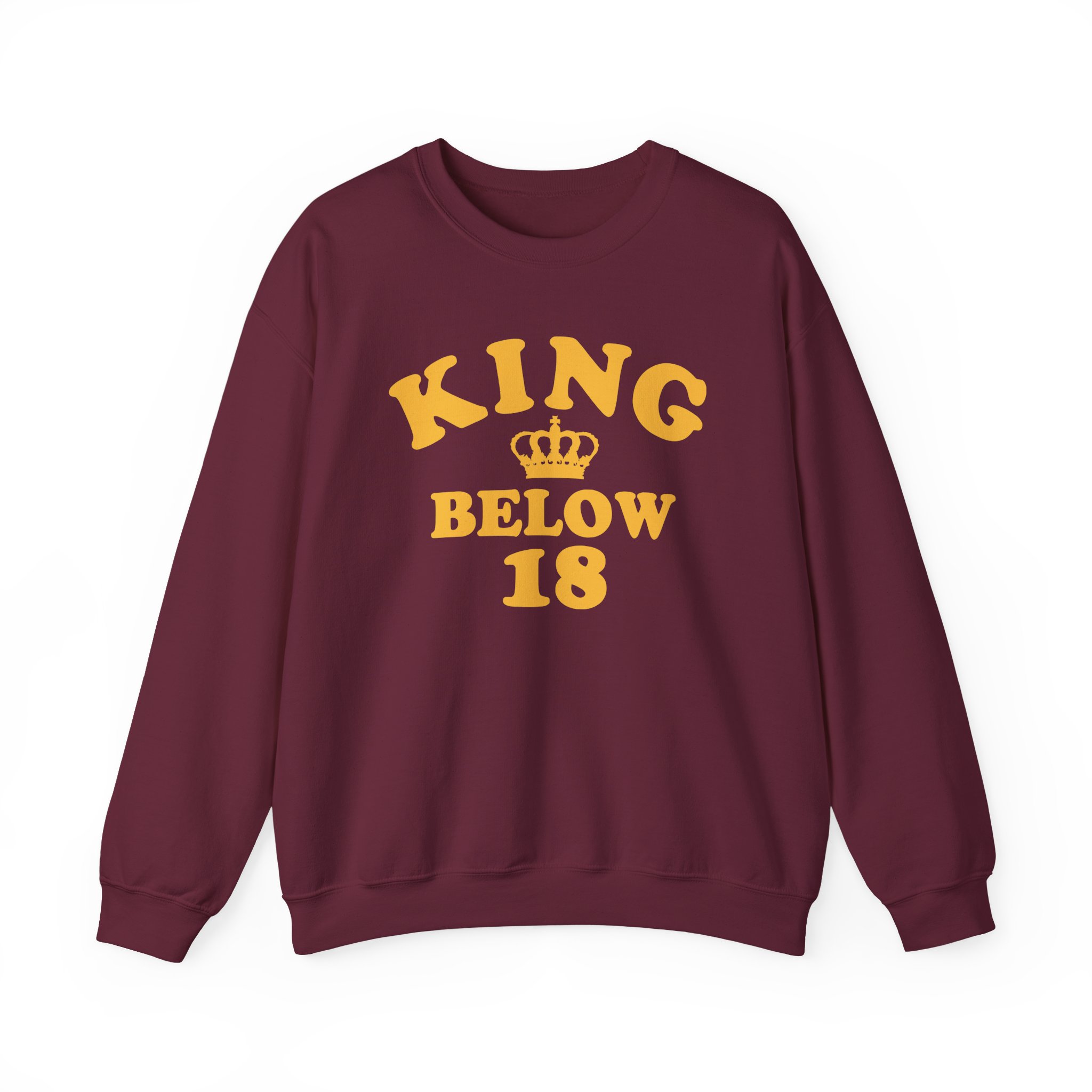 Ymh King Below 18 Toddler Unisex Heavy Blendâ„¢ Crewneck Sweatshirt