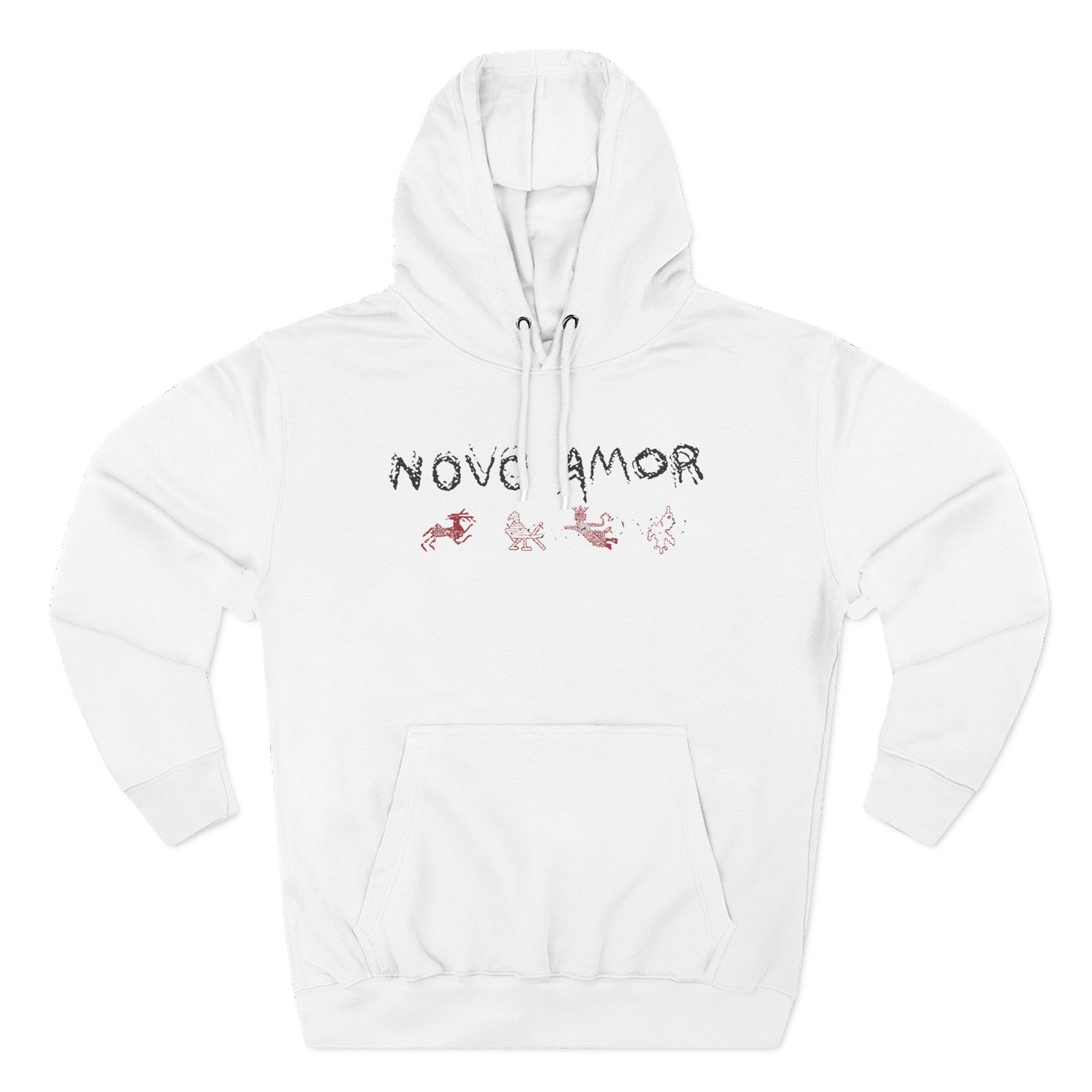 Novo Amor Symbols Three-Panel Fleece Hoodie