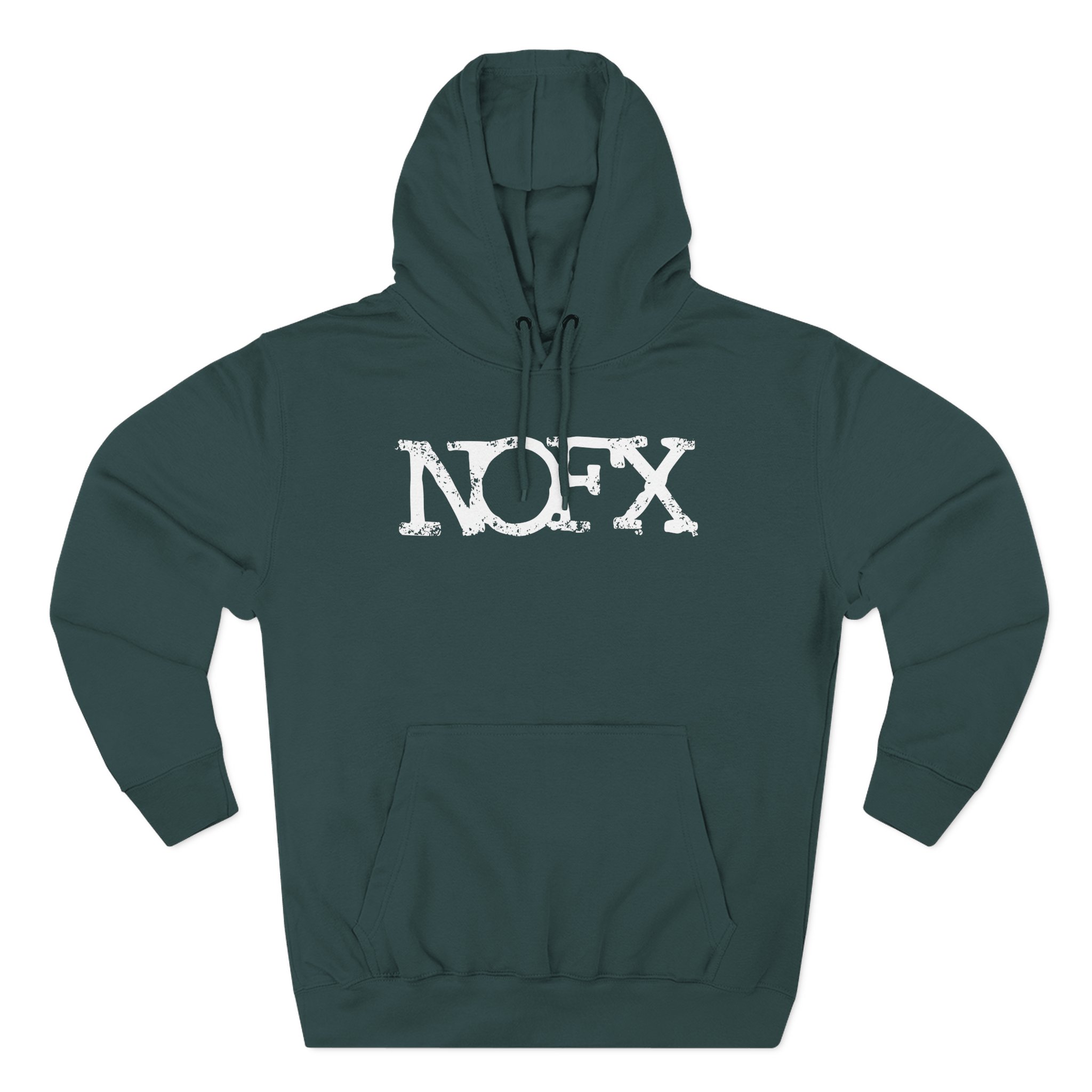 Nofx Jumping Girl Three-Panel Fleece Hoodie