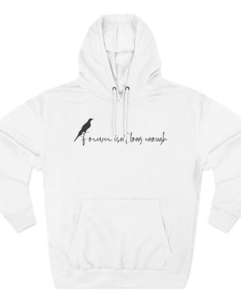 Nina Dobrev Forever Isn’t Long Enough Three-Panel Fleece Hoodie