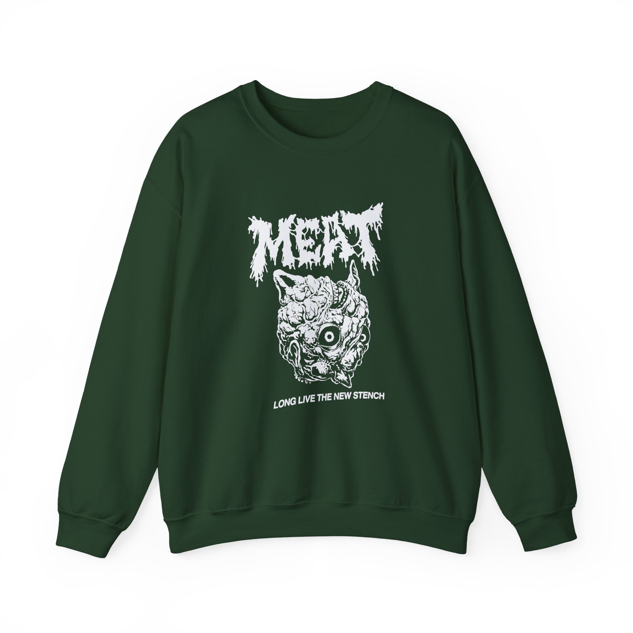 Meatcanyon Long Live the New Stench Unisex Heavy Blendâ„¢ Crewneck Sweatshirt