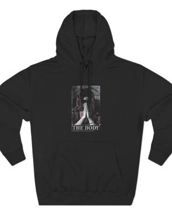 The Body Jewels Three-Panel Fleece Hoodie