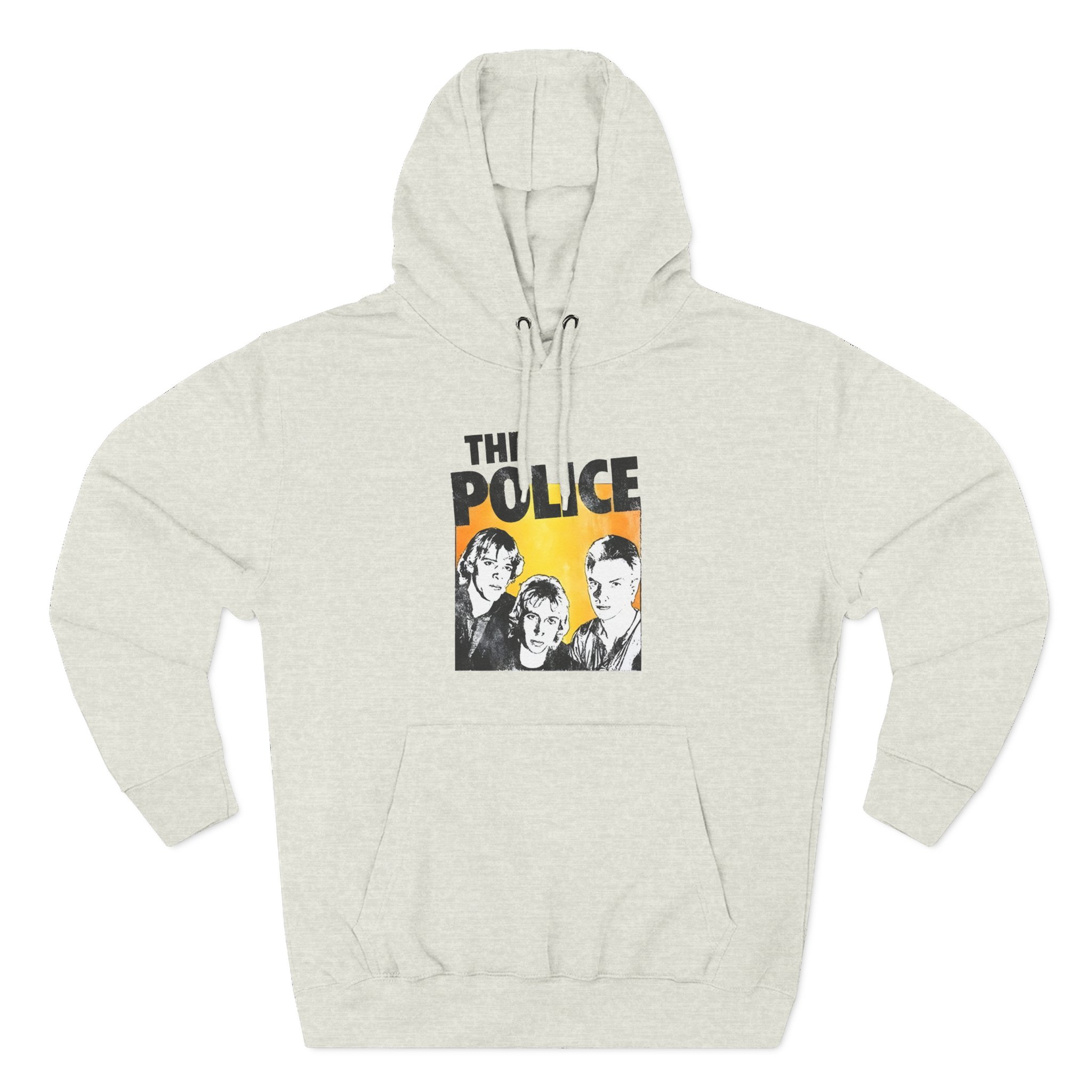 The Police Outlandos Bootleg 1980 Ragla Three-Panel Fleece Hoodie