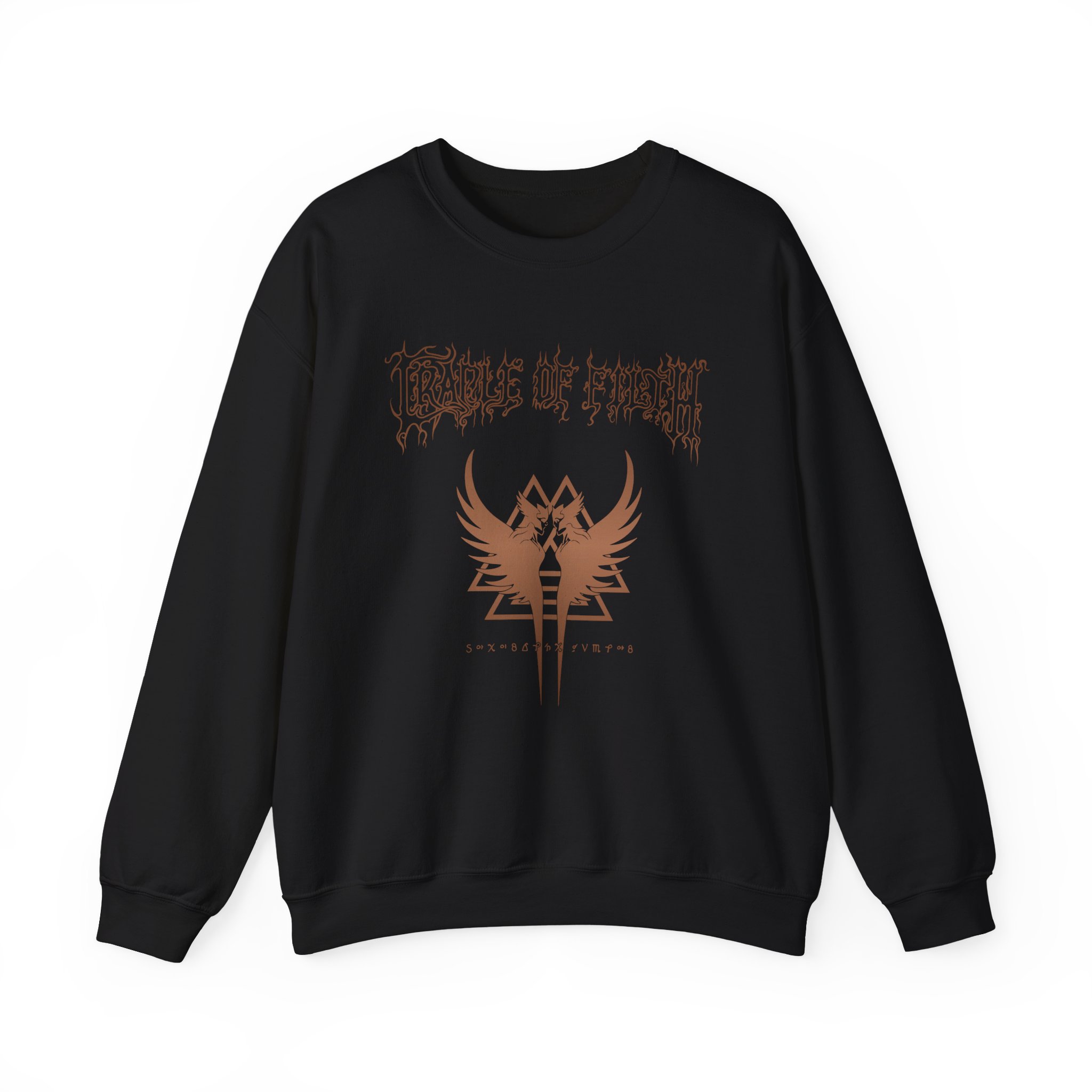 Cradle of Filth Valkyrie Sigil Unisex Heavy Blendâ„¢ Crewneck Sweatshirt